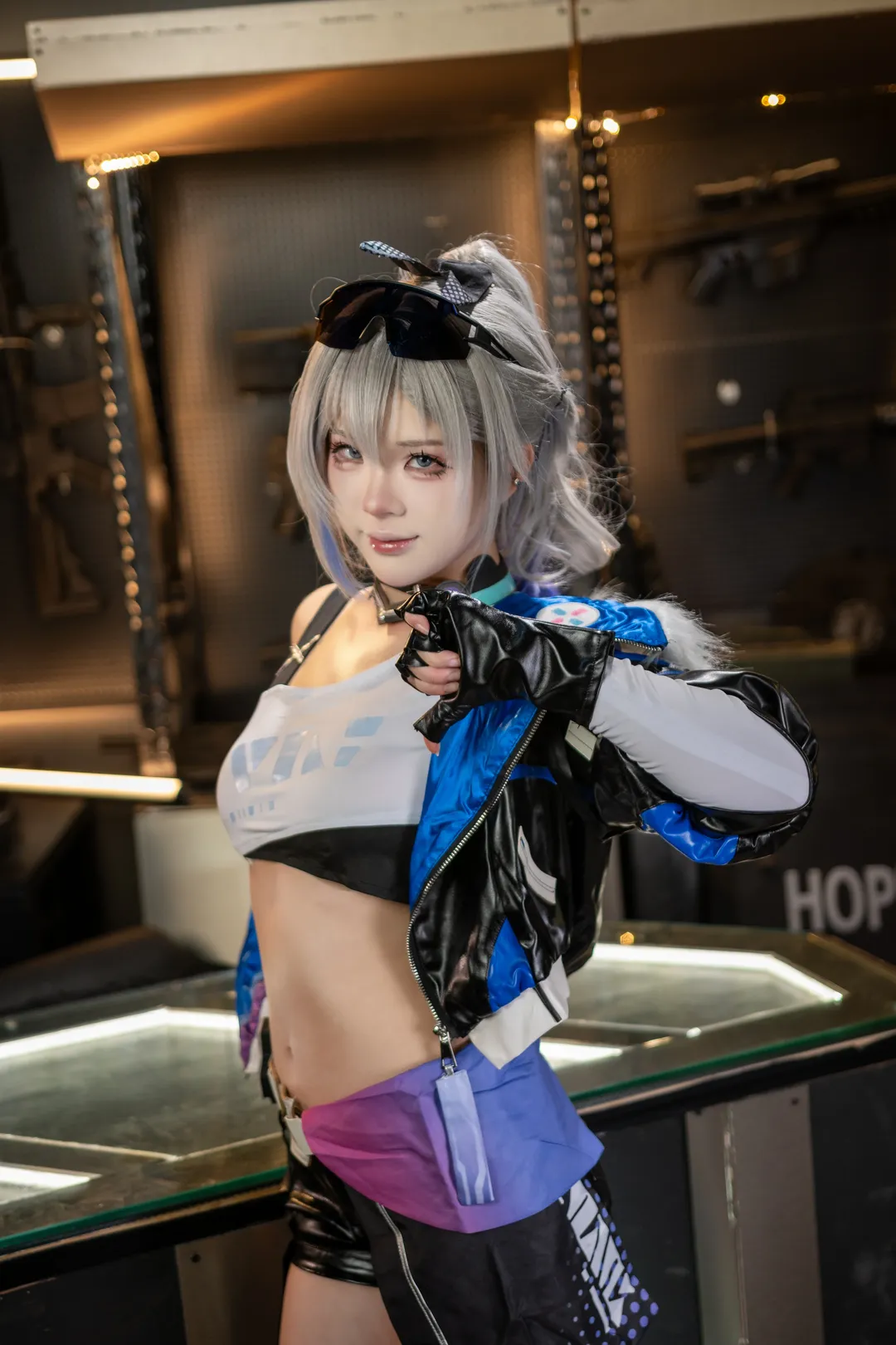 崩坏星穹铁道, 二次元cosplay, 银狼cos, 银狼妆造, 赛博机甲风格 - 第2张