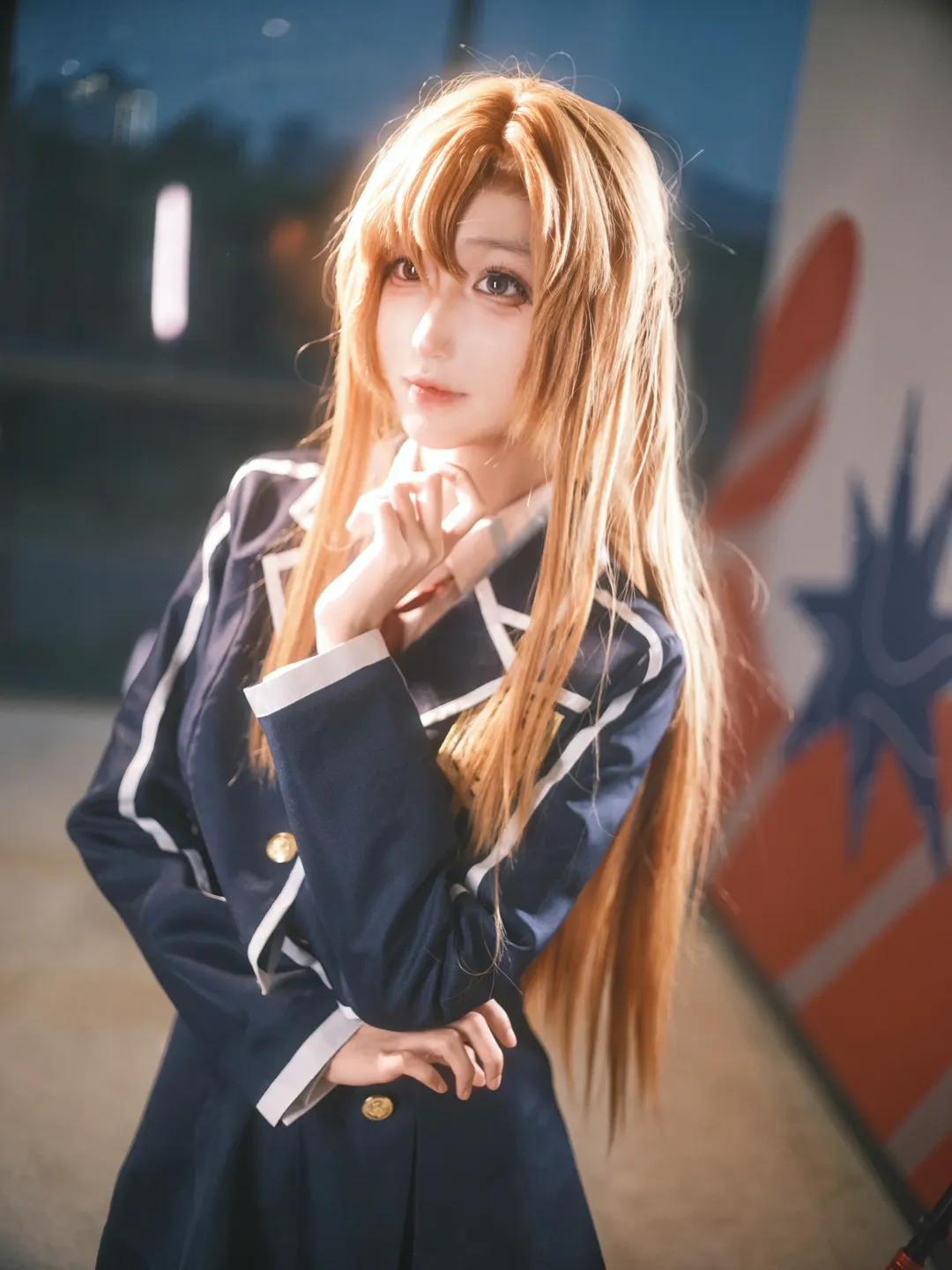 亚丝娜cos, 刀剑神域, cosplay日常, 校服cos, 结城明日奈 - 第1张