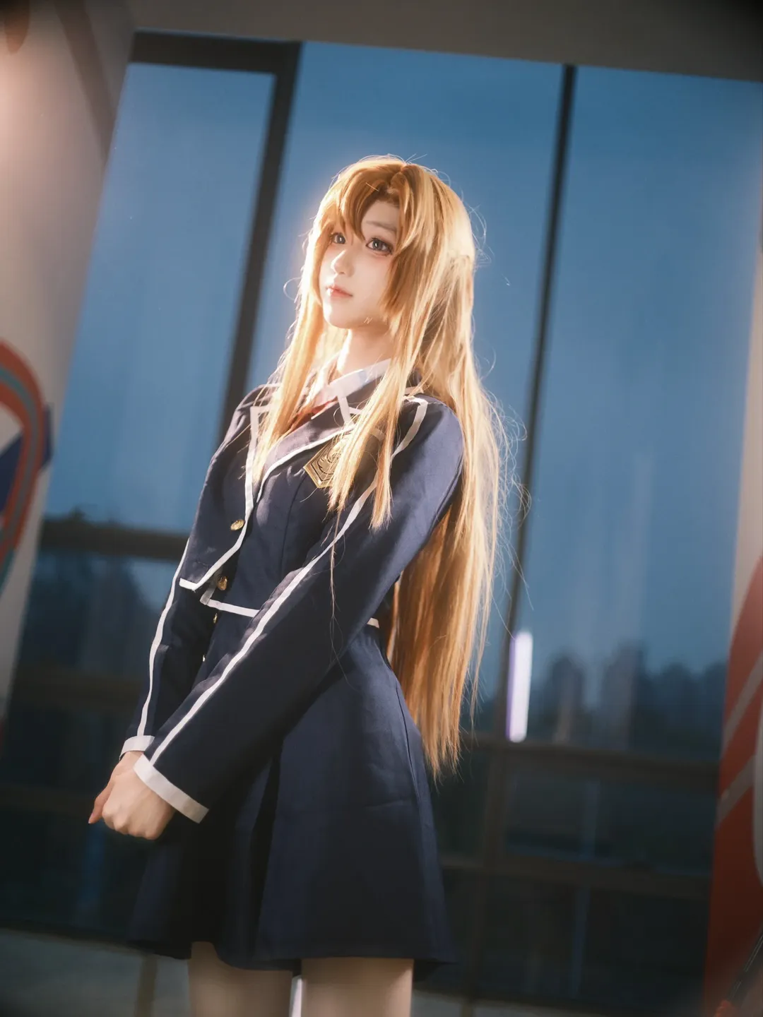 亚丝娜cos, 刀剑神域, cosplay日常, 校服cos, 结城明日奈 - 第2张