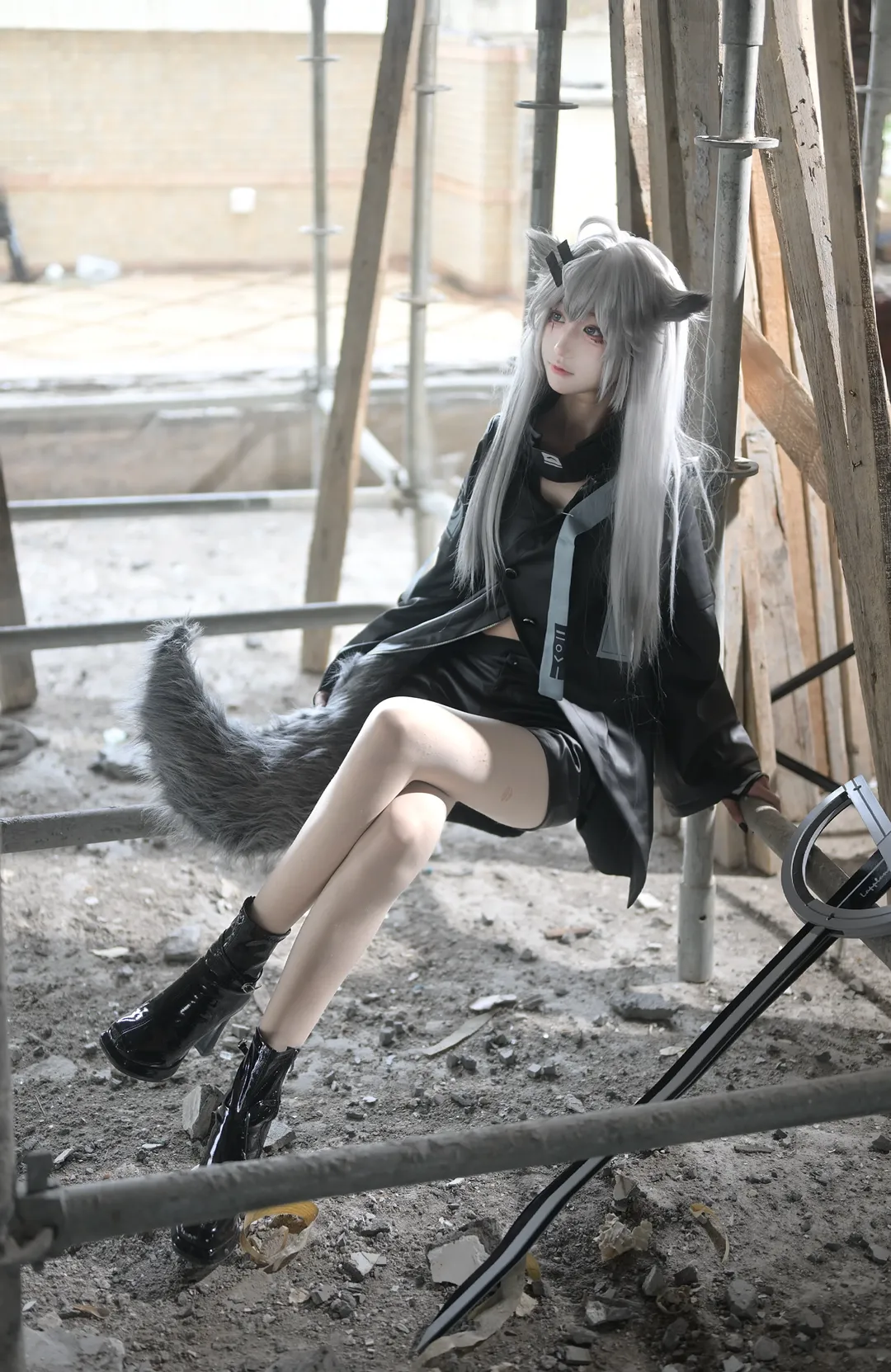 明日方舟, 拉普兰德cos, cosplay摄影, 二次元还原, 明日方舟六周年 - 第1张