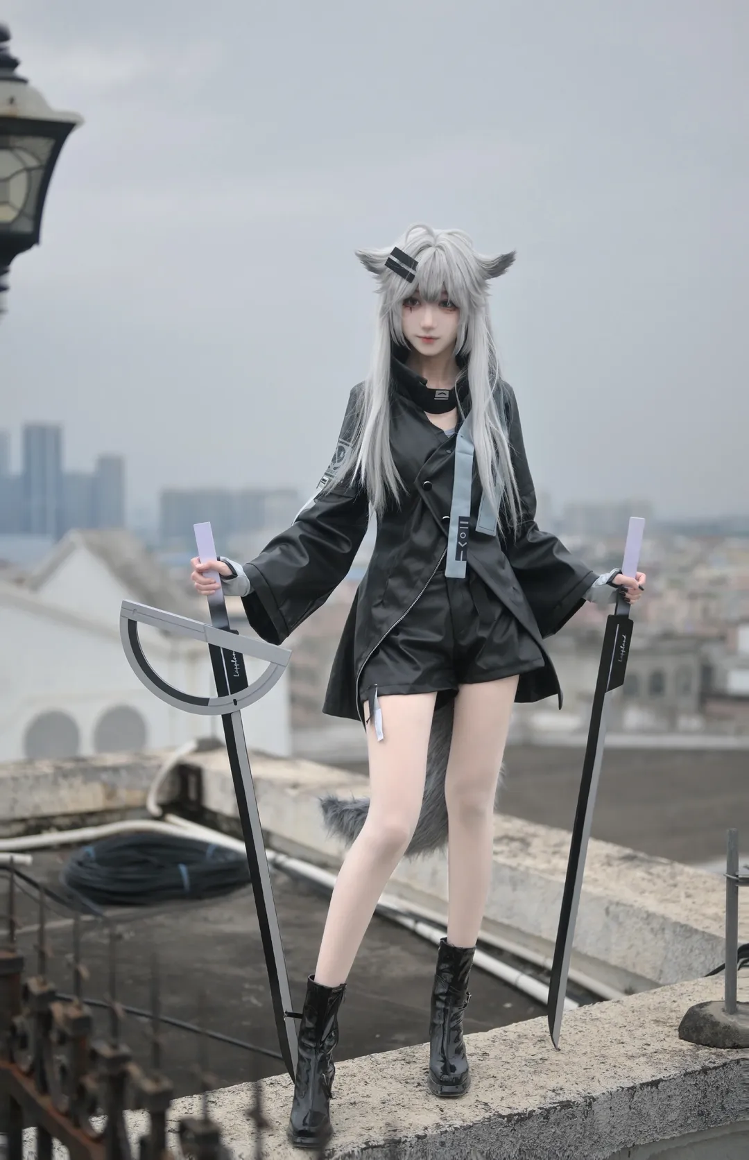 明日方舟, 拉普兰德cos, cosplay摄影, 二次元还原, 明日方舟六周年 - 第3张