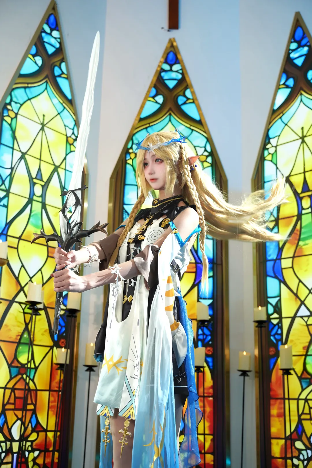 鸣潮, 二次元摄影, 卡提希娅cos, 鸣潮cosplay, 鸣潮七丘 - 第1张