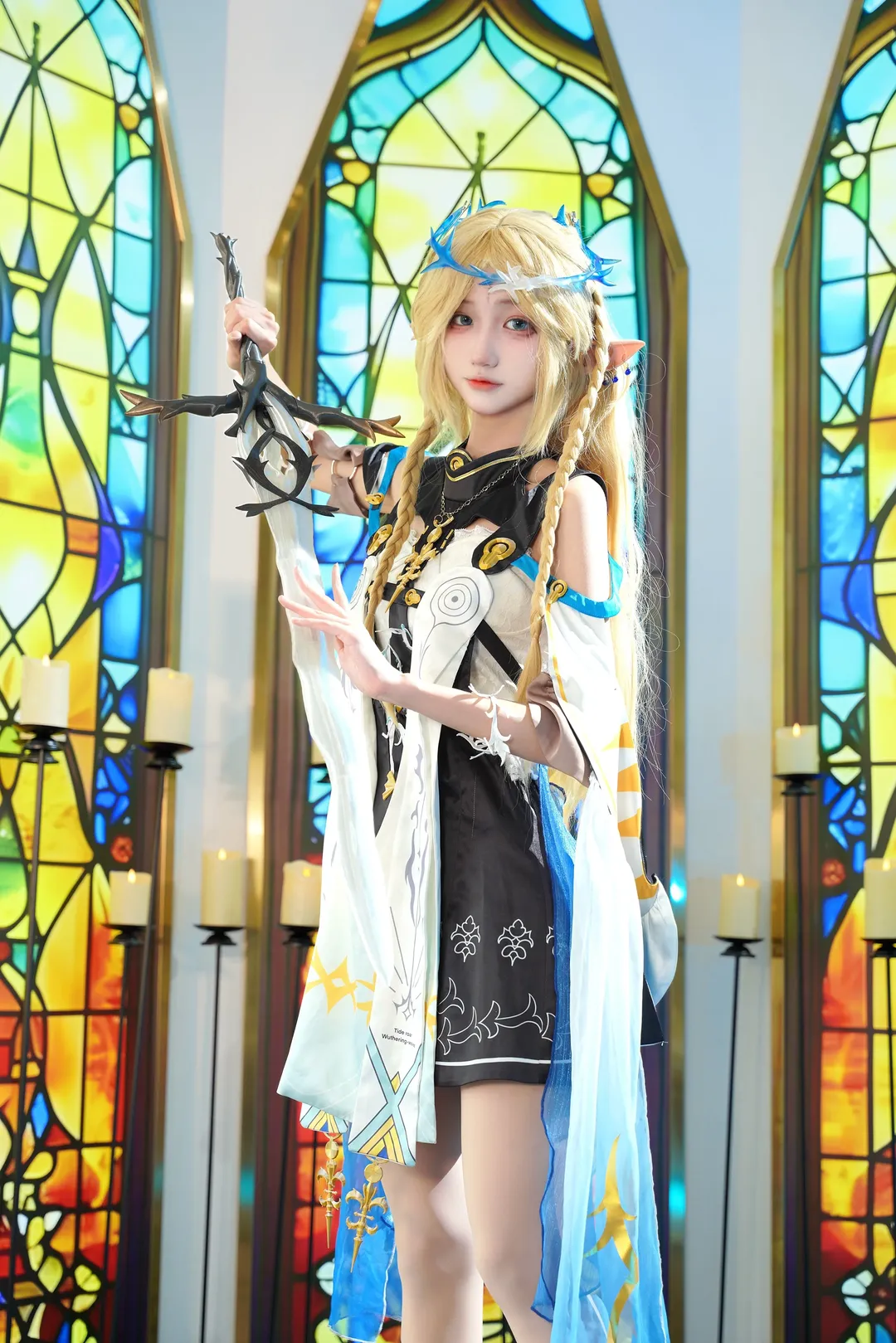 鸣潮, 二次元摄影, 卡提希娅cos, 鸣潮cosplay, 鸣潮七丘