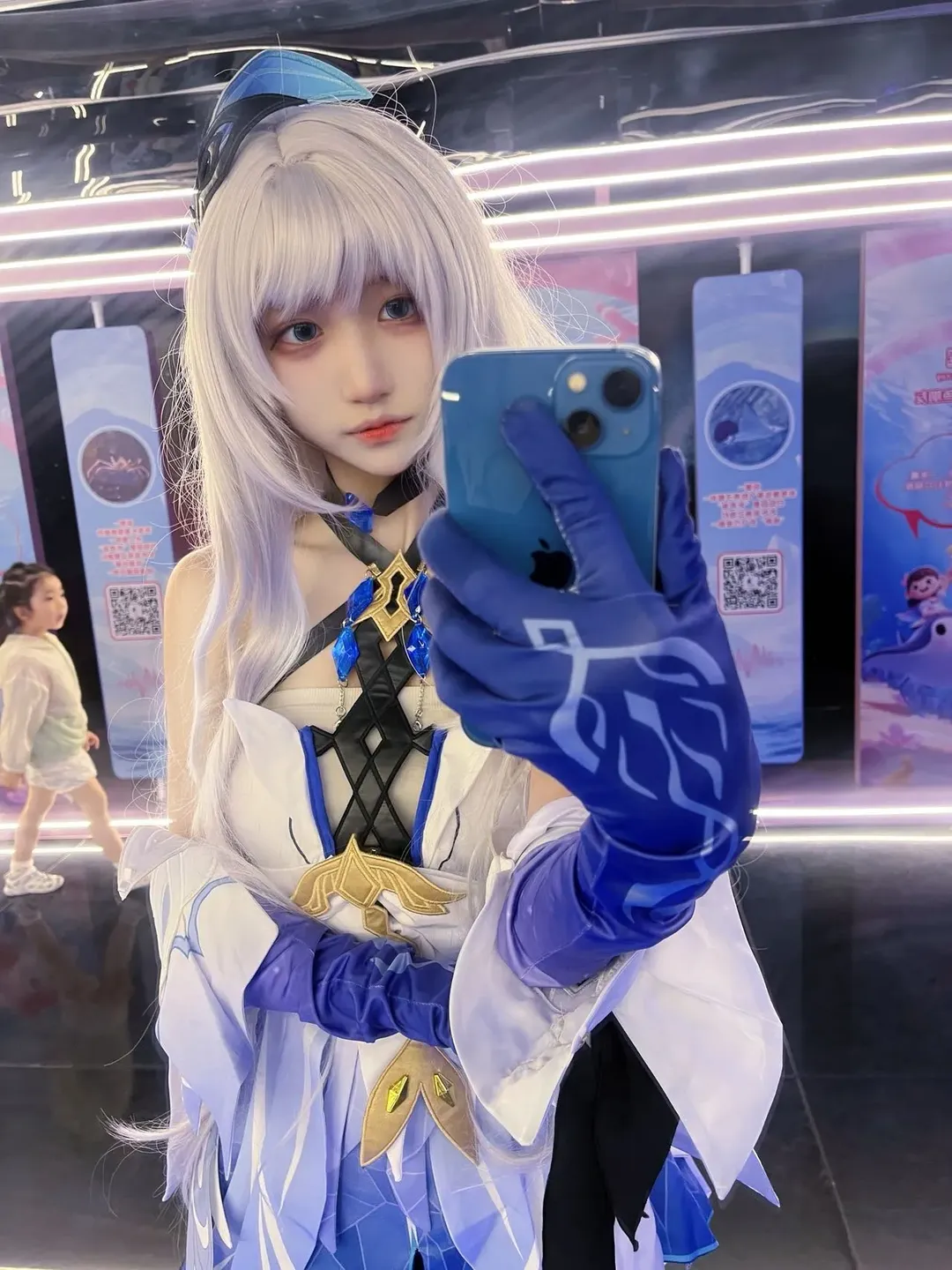 原神, スカーク コスプレ, 正佳極地海洋世界, アニメイベントチェックイン, 水中撮影 - 4枚目