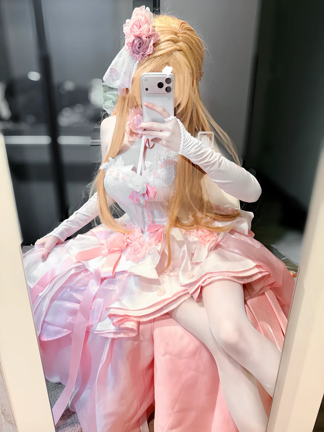cosplay, 亚丝娜cos, 刀剑神域, icos, 花嫁造型