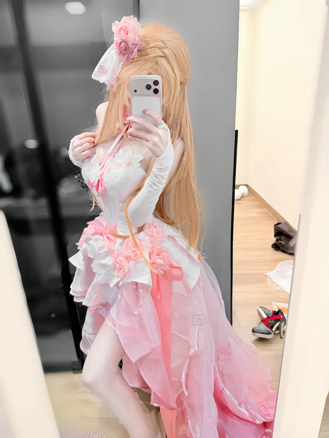 cosplay, 亚丝娜cos, 刀剑神域, icos, 花嫁造型 - 第2张