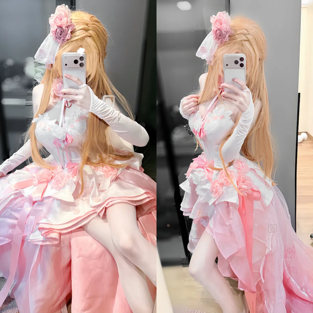 cosplay, 亚丝娜cos, 刀剑神域, icos, 花嫁造型 - 第3张