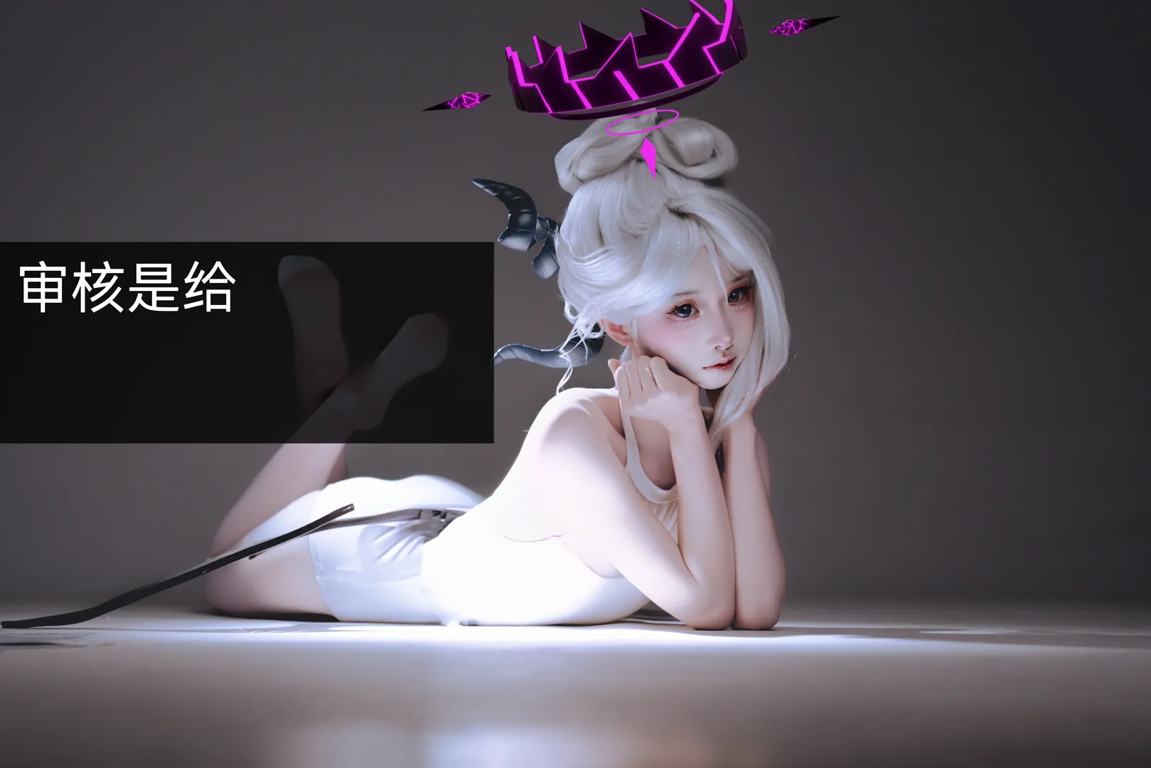 摄影棚, 蔚蓝档案, 空崎日奈cos, 芭蕾, 光效 - 第3张