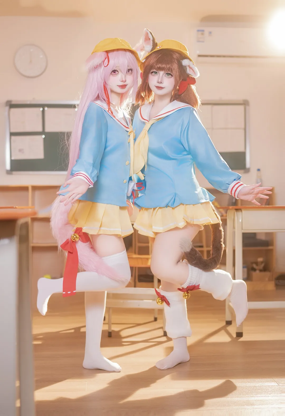 アズールレーン, 二人コスプレ, 学園風コスプレ, ムツキコスプレ, 重桜幼稚園 - 4枚目