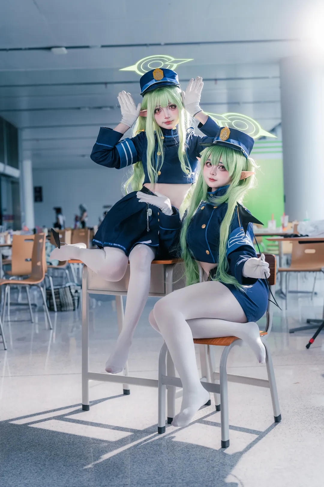 蔚蓝档案, cosplay摄影, 橘光橘望cos, 双子角色, 二次元校园 - 第3张