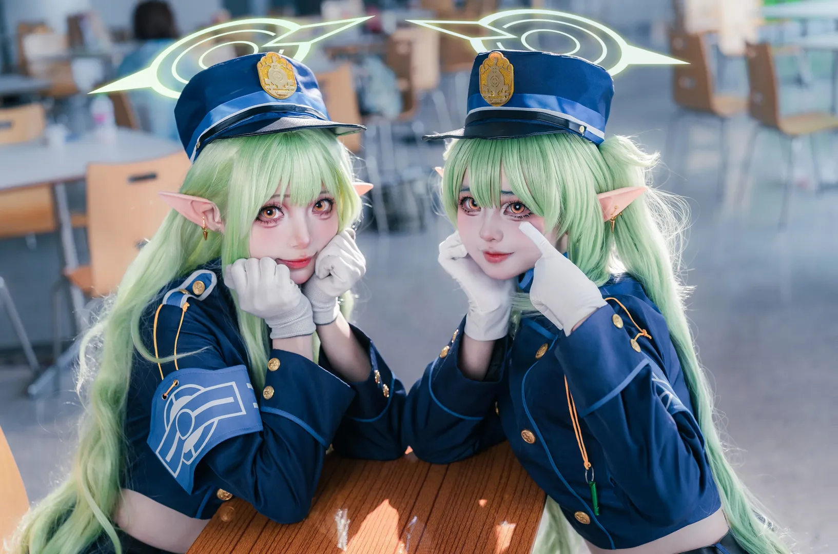 蔚蓝档案, cosplay摄影, 橘光橘望cos, 双子角色, 二次元校园 - 第4张