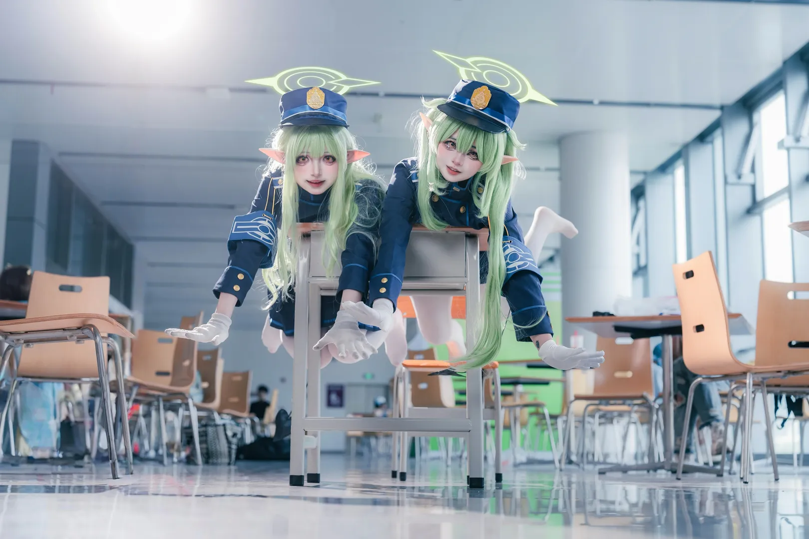 蔚蓝档案, cosplay摄影, 橘光橘望cos, 双子角色, 二次元校园 - 第5张