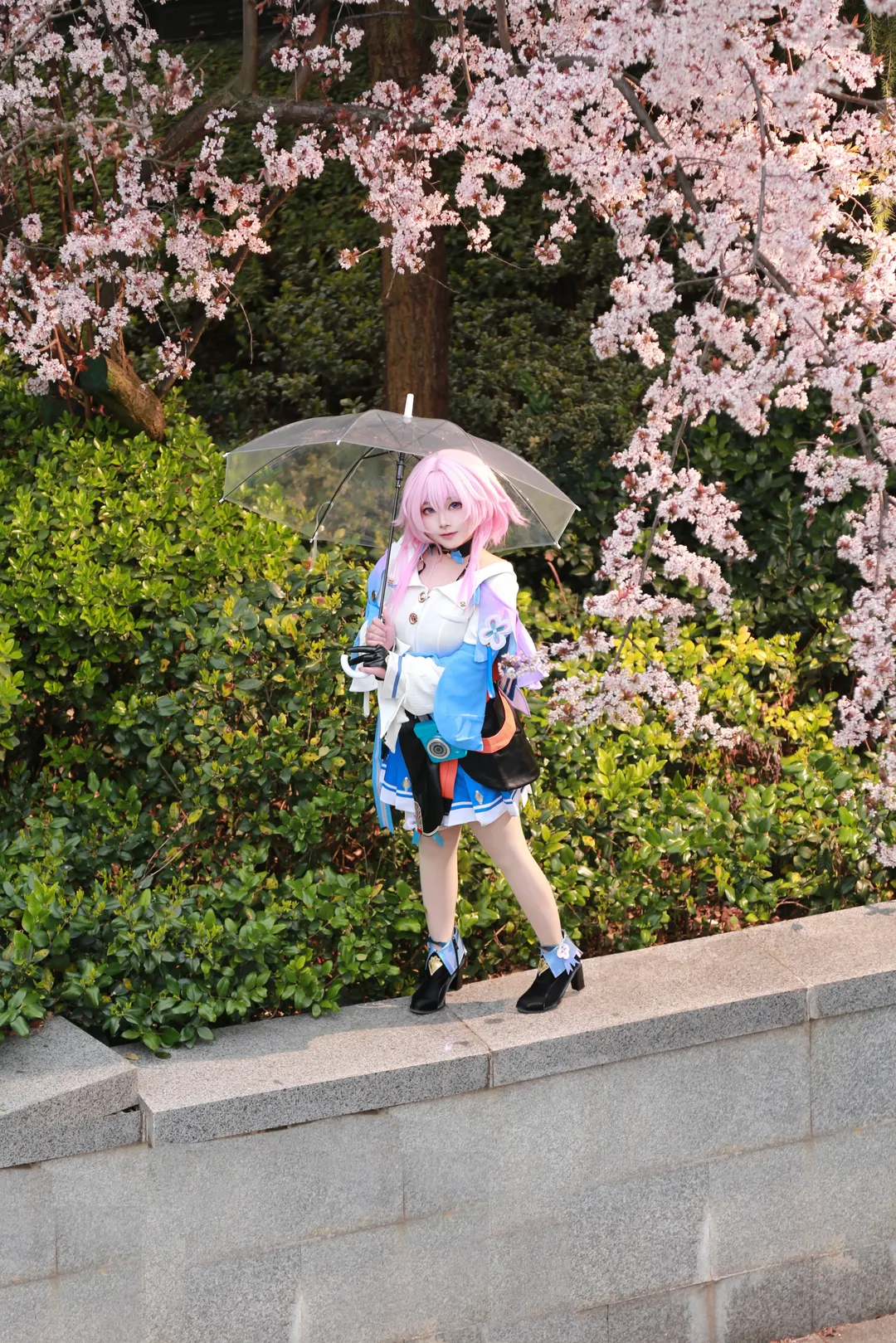 二次元撮影, 崩壊：スターレイル, 三月なのか コスプレ, 桜の屋外ロケーション, コスプレ日常 - 4枚目