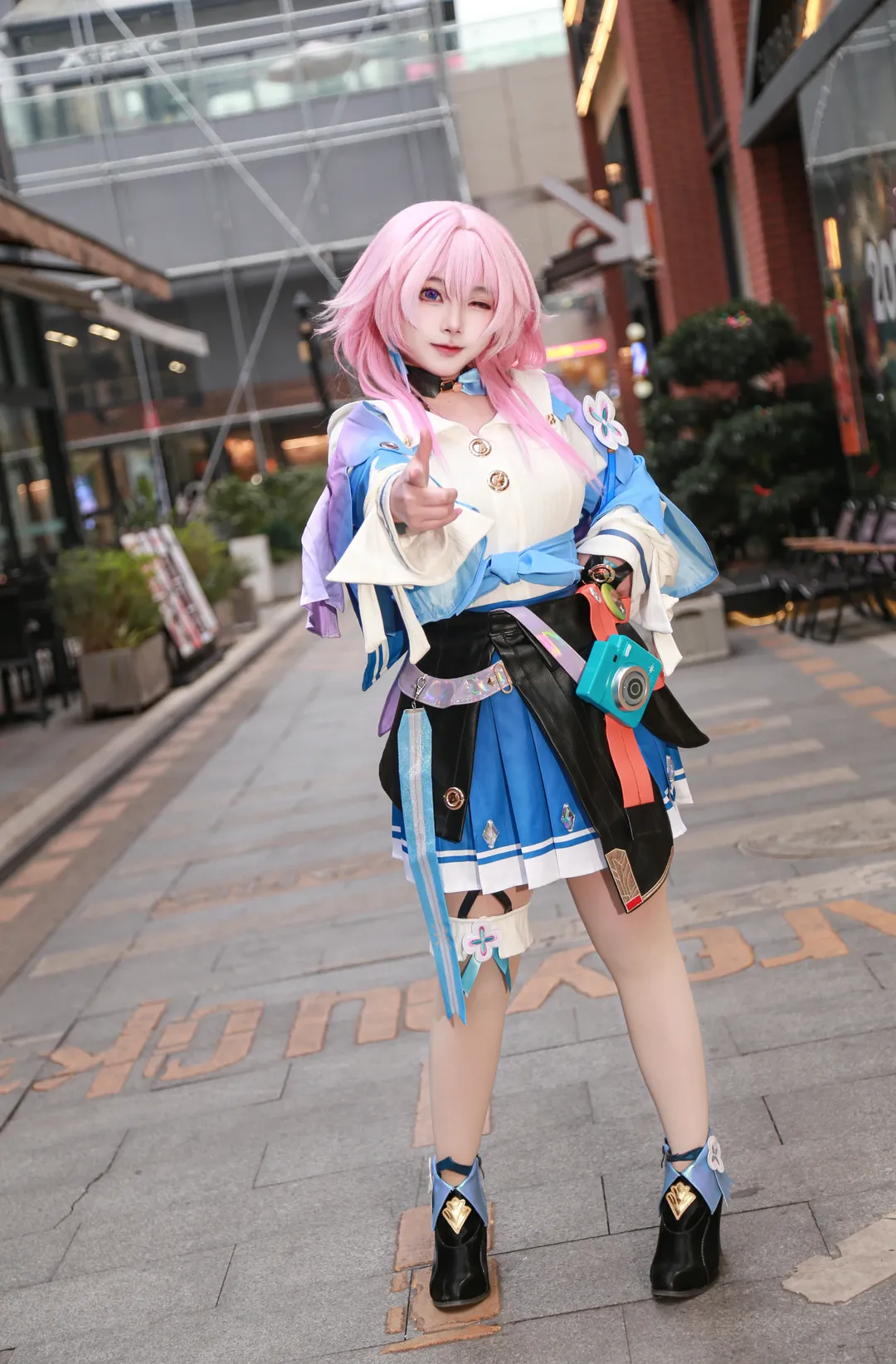 二次元撮影, 崩壊：スターレイル, 三月なのか コスプレ, 桜の屋外ロケーション, コスプレ日常 - 5枚目