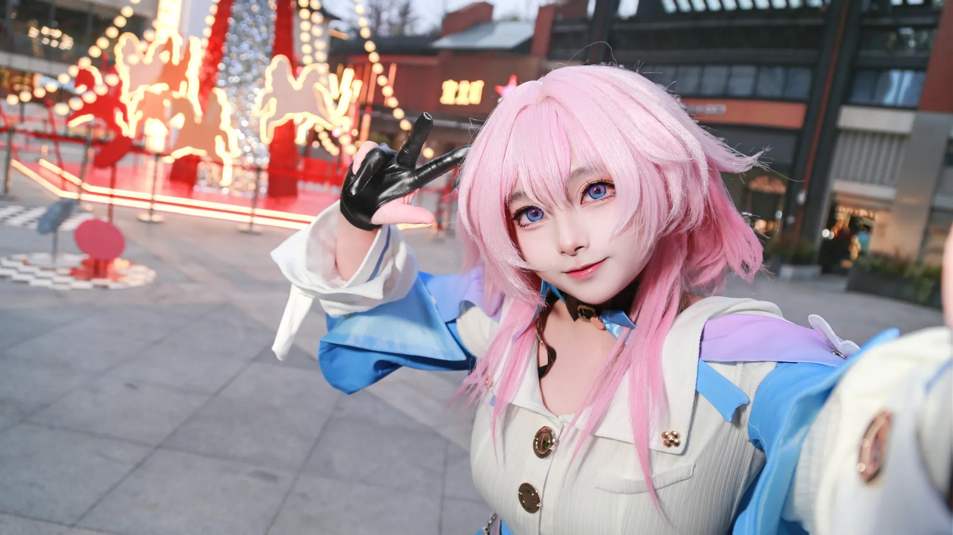 二次元撮影, 崩壊：スターレイル, 三月なのか コスプレ, 桜の屋外ロケーション, コスプレ日常 - 6枚目