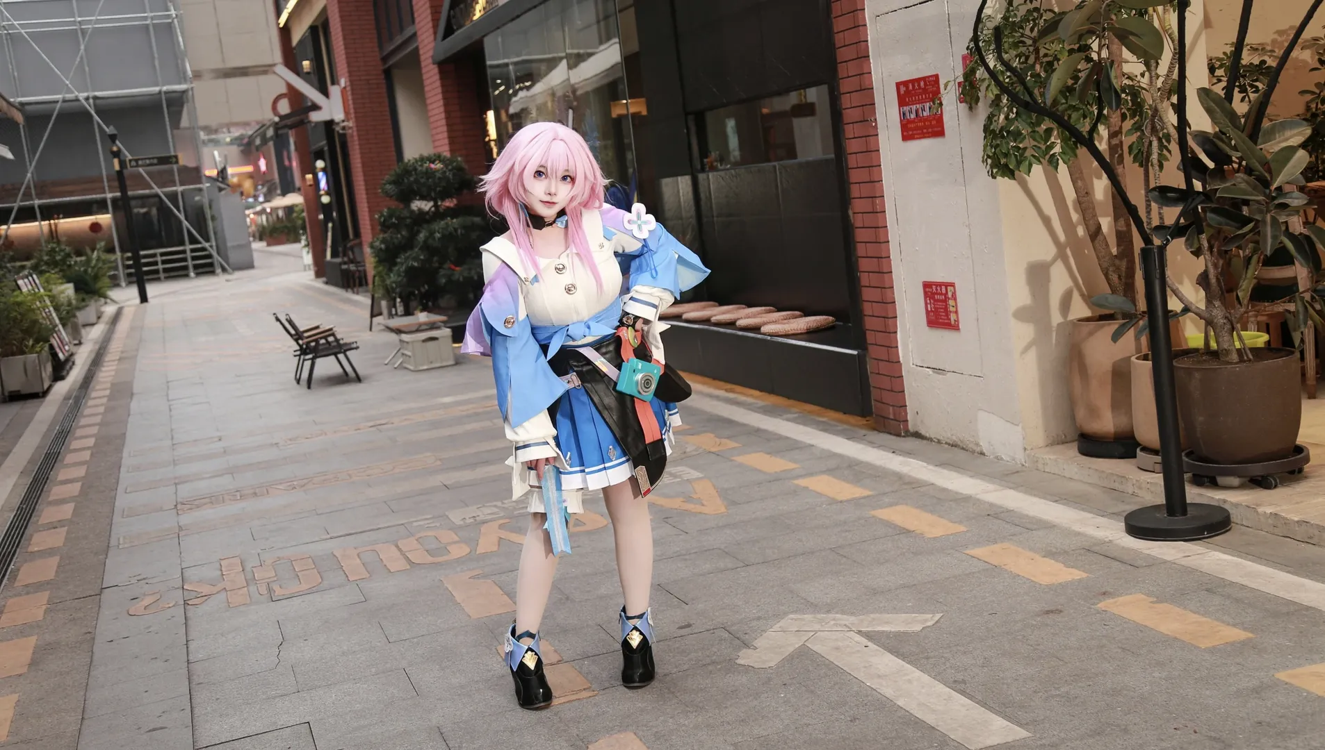 二次元撮影, 崩壊：スターレイル, 三月なのか コスプレ, 桜の屋外ロケーション, コスプレ日常 - 7枚目