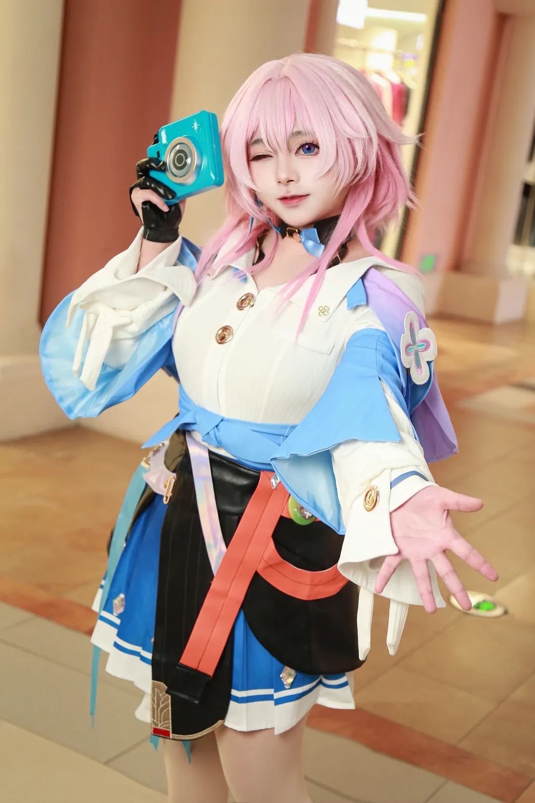 二次元撮影, 崩壊：スターレイル, 三月なのか コスプレ, 桜の屋外ロケーション, コスプレ日常 - 9枚目
