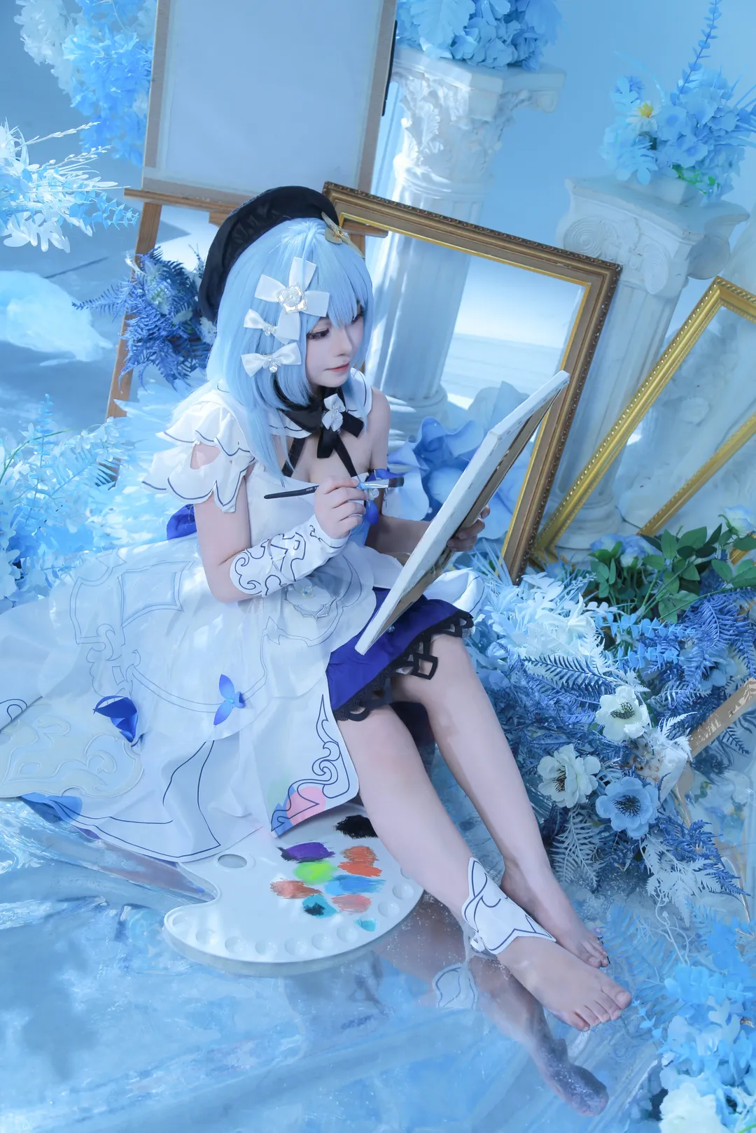 崩壊3rd, グレーシュ コスプレ, 繁星絵世之巻, 芸術風コスプレ, 青系写真 - 10枚目