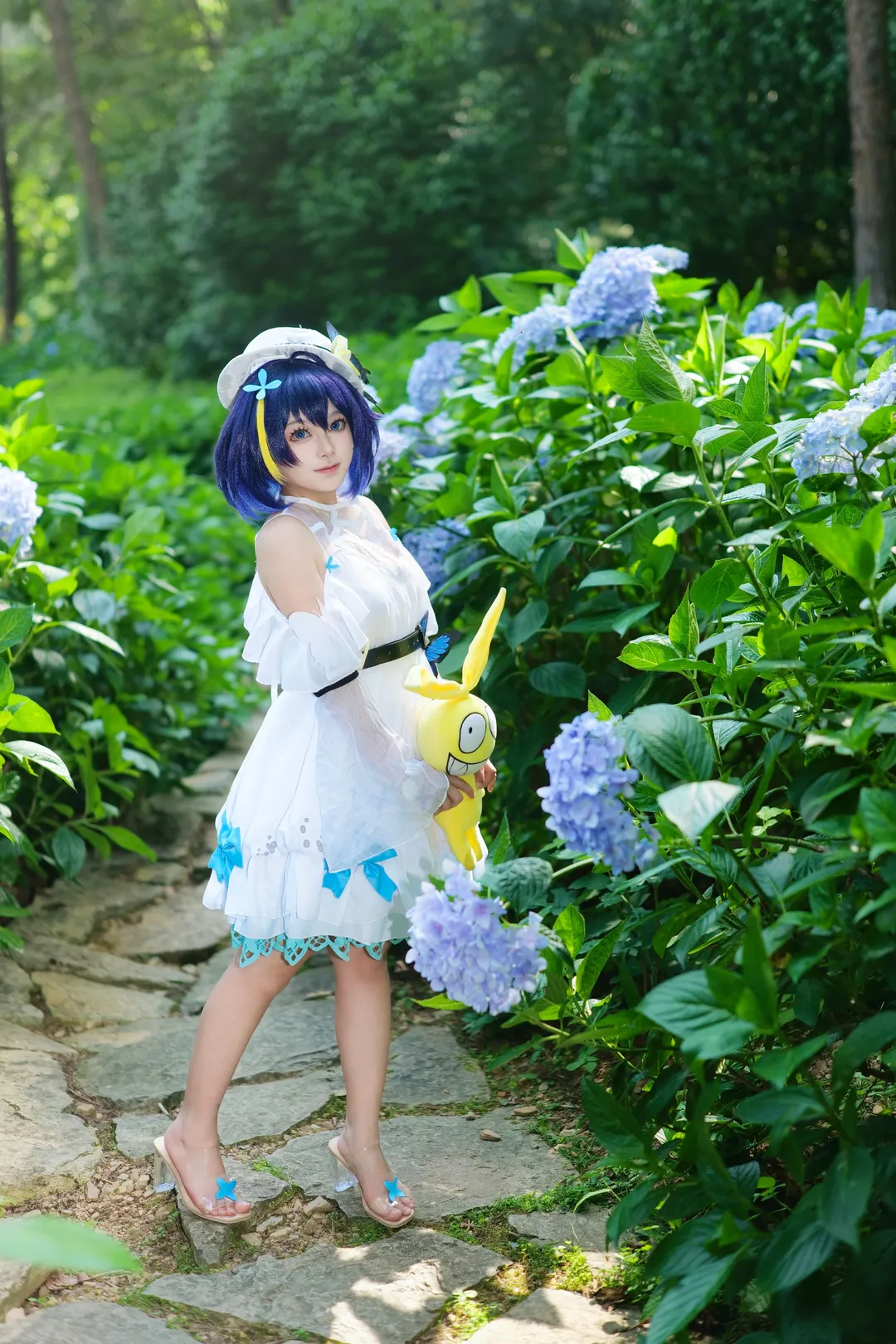 绣球花, 希儿cos, 崩坏三, 外景摄影, cosplay正片 - 第2张
