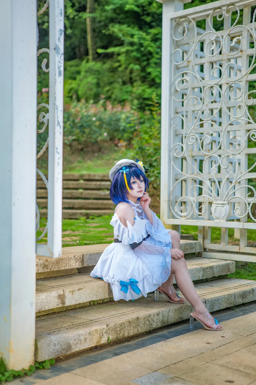 绣球花, 希儿cos, 崩坏三, 外景摄影, cosplay正片 - 第3张
