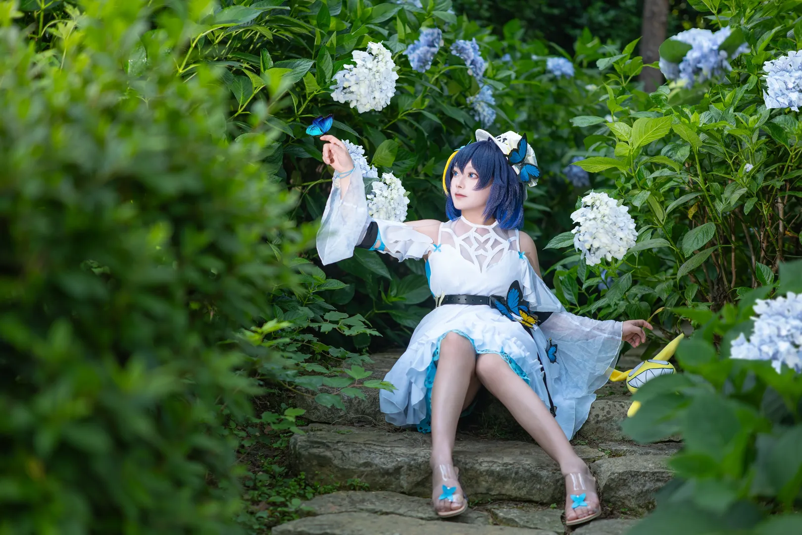 绣球花, 希儿cos, 崩坏三, 外景摄影, cosplay正片
