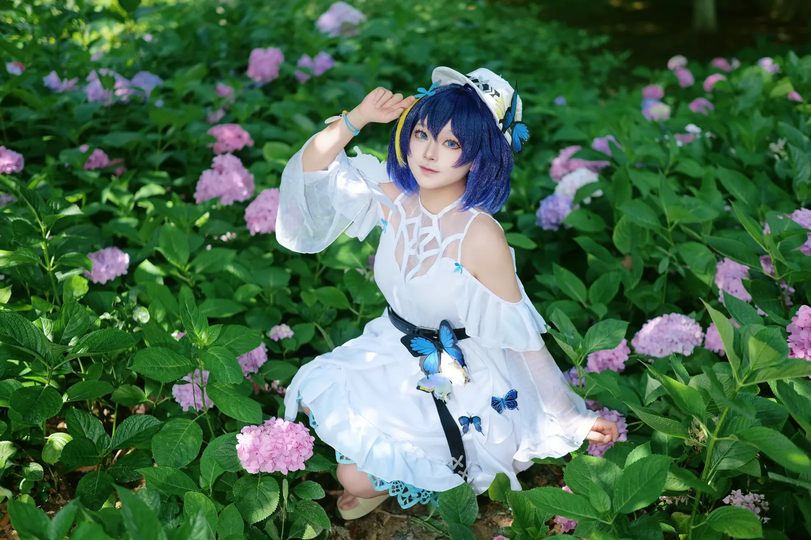 绣球花, 希儿cos, 崩坏三, 外景摄影, cosplay正片 - 第7张