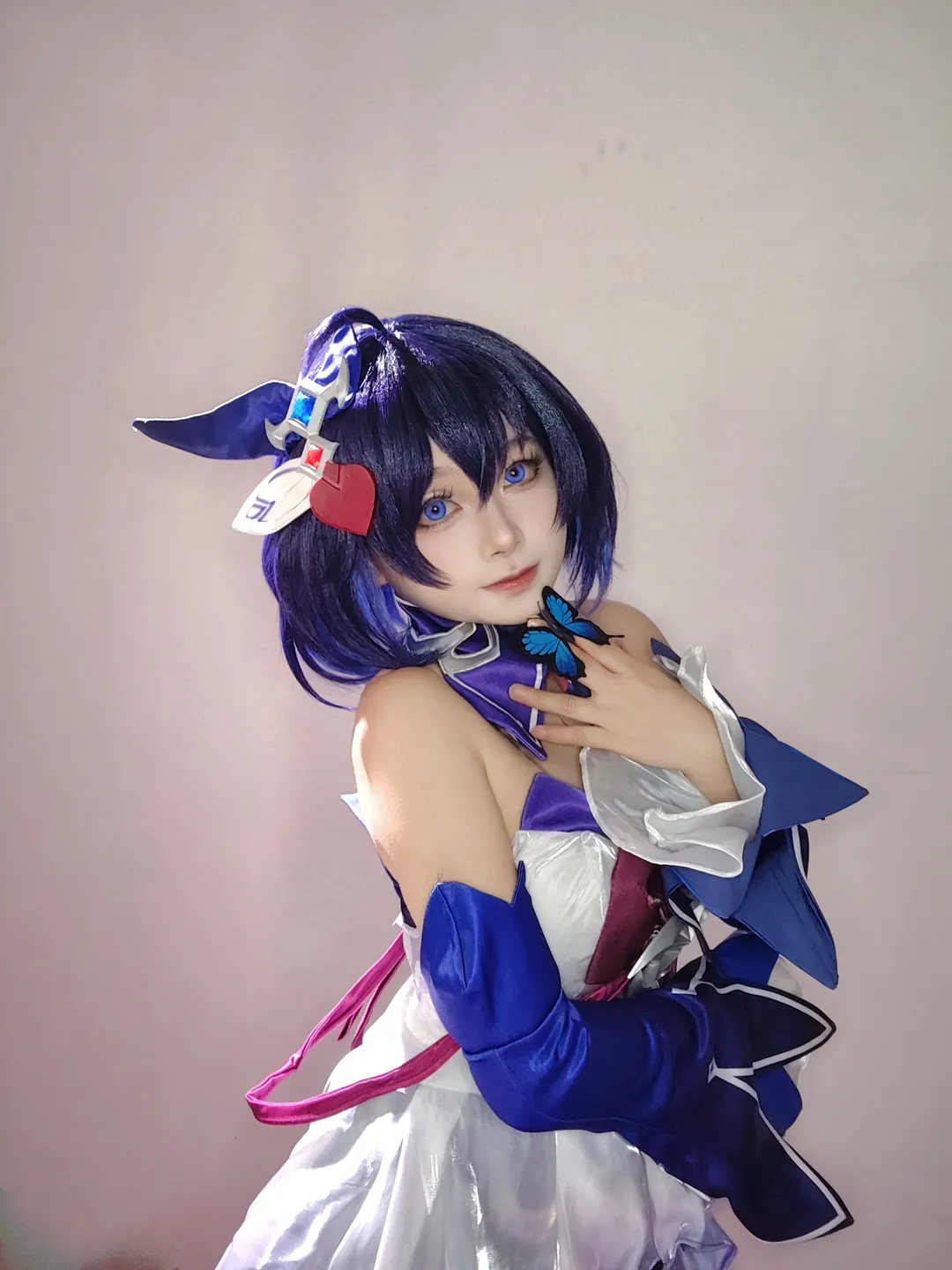 二次元, cosplay, 希儿cos, 崩坏三, 蓝发