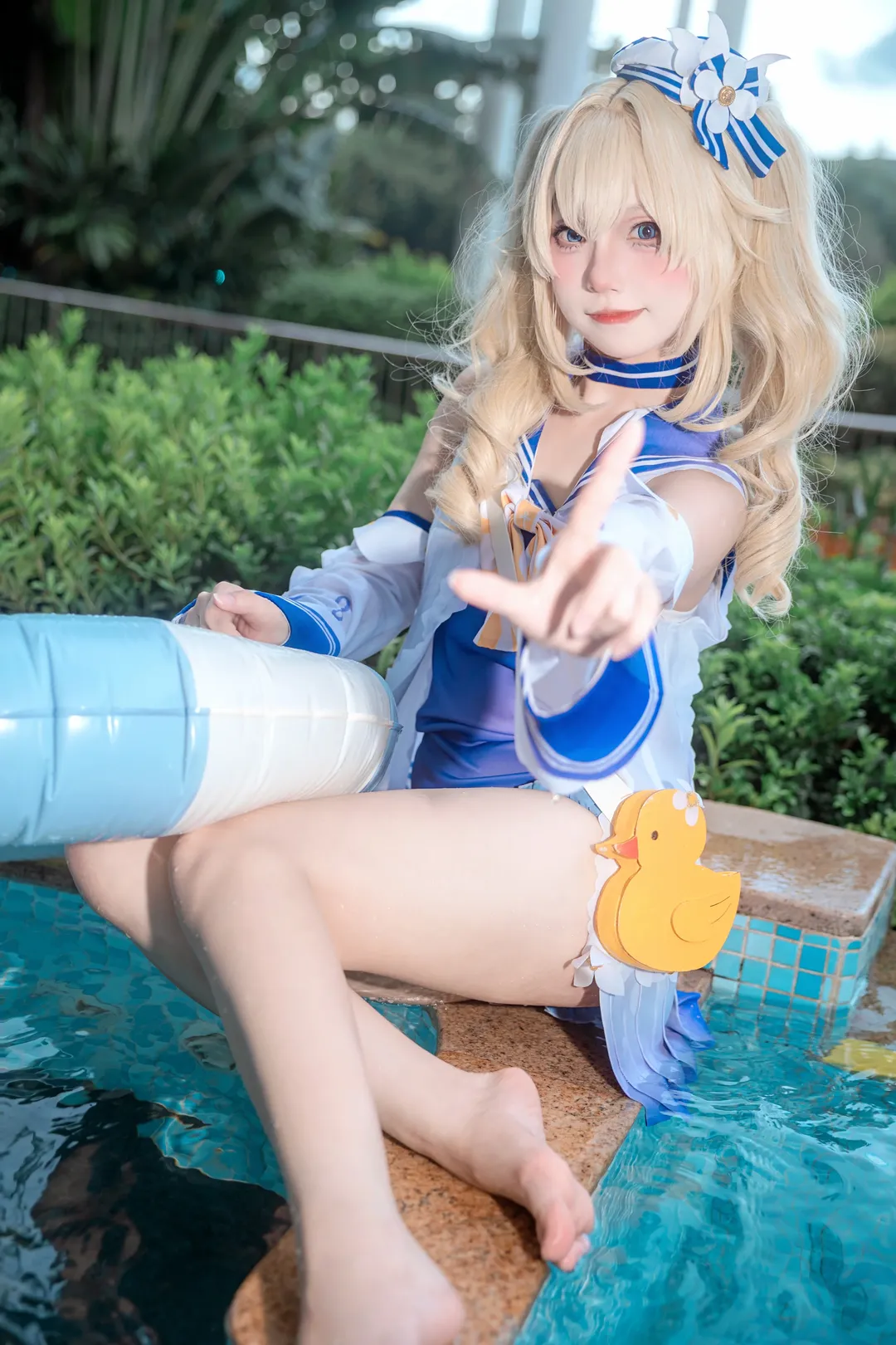 长隆水上乐园, 泳装cosplay, 广州模特, 夏日写真, 芭芭拉 - 第2张