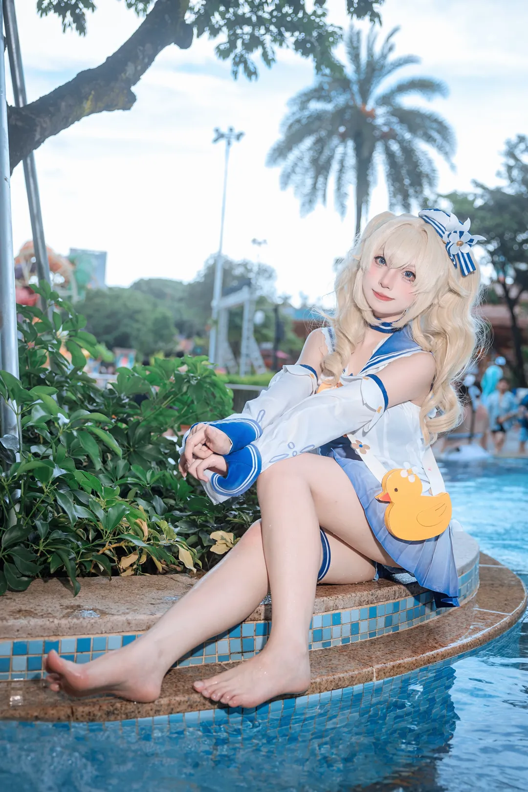 长隆水上乐园, 泳装cosplay, 广州模特, 夏日写真, 芭芭拉 - 第4张