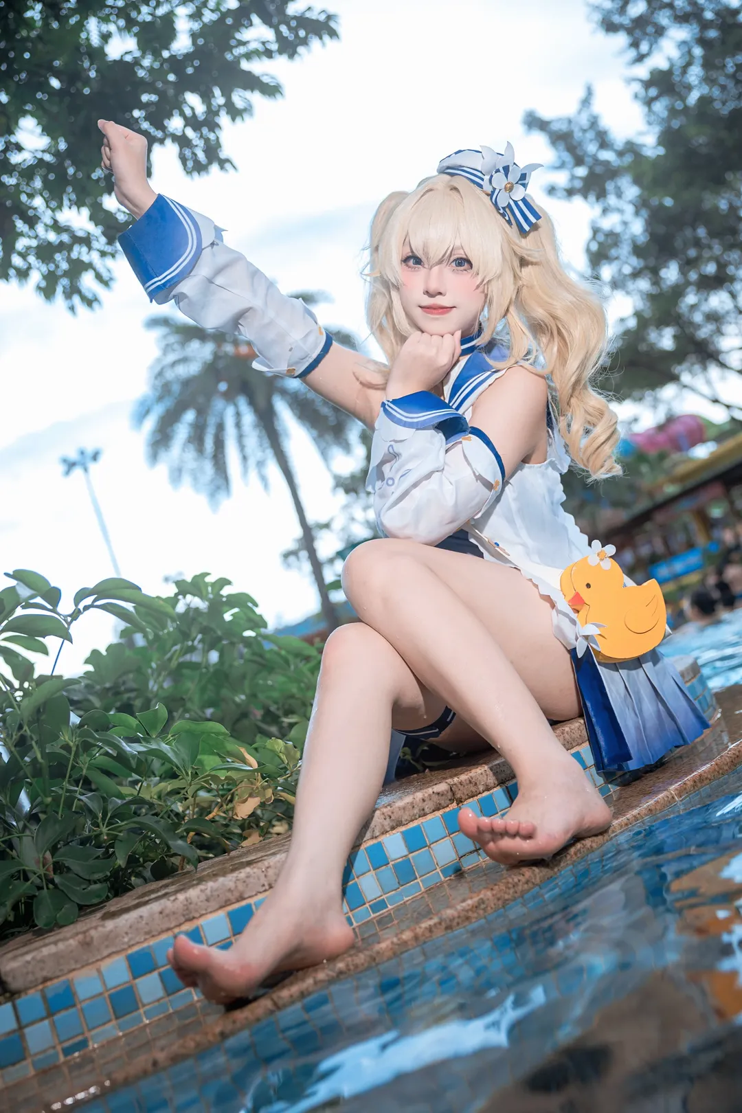 长隆水上乐园, 泳装cosplay, 广州模特, 夏日写真, 芭芭拉 - 第7张