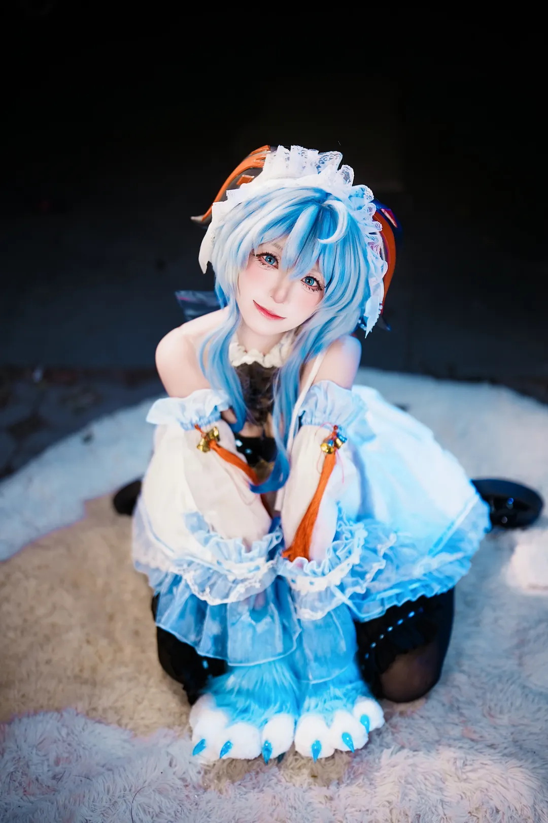 Cosplay, 原神, 甘雨cos, 女仆装, 萤火虫外场 - 第2张