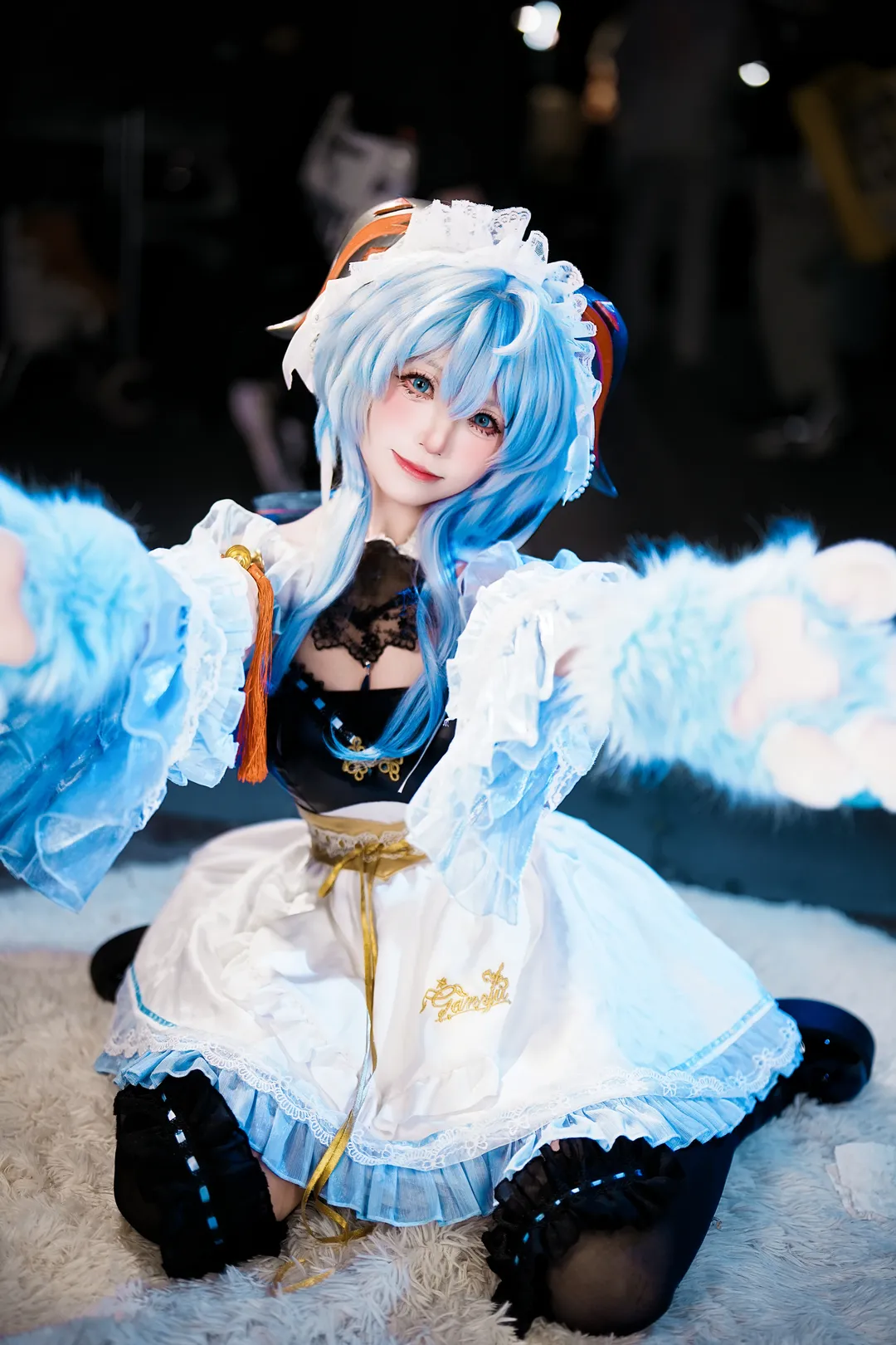 Cosplay, 原神, 甘雨cos, 女仆装, 萤火虫外场 - 第3张