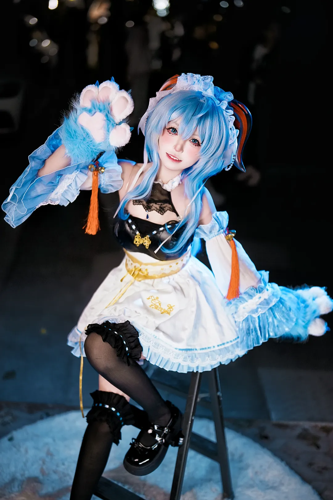 原神, 甘雨cos, 场照, 女仆装, 广州cosplay - 第2张