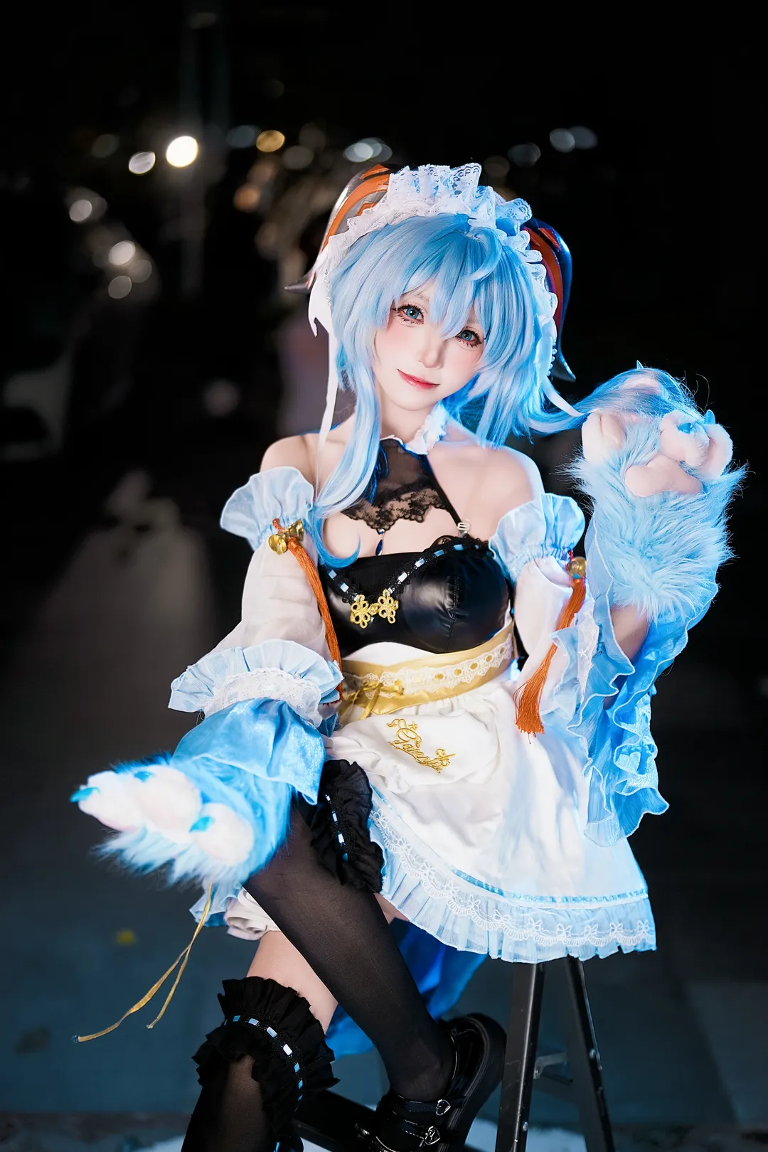 原神, 甘雨cos, 场照, 女仆装, 广州cosplay - 第3张