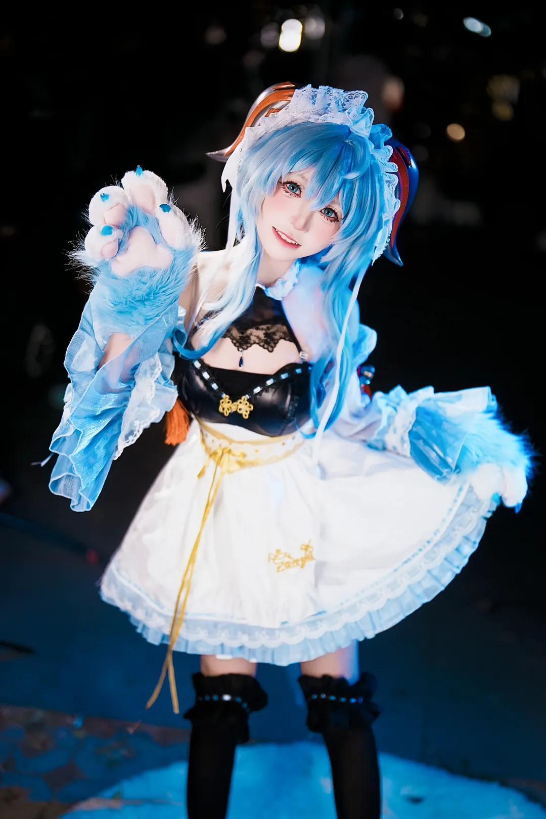 原神, 甘雨cos, 场照, 女仆装, 广州cosplay - 第4张