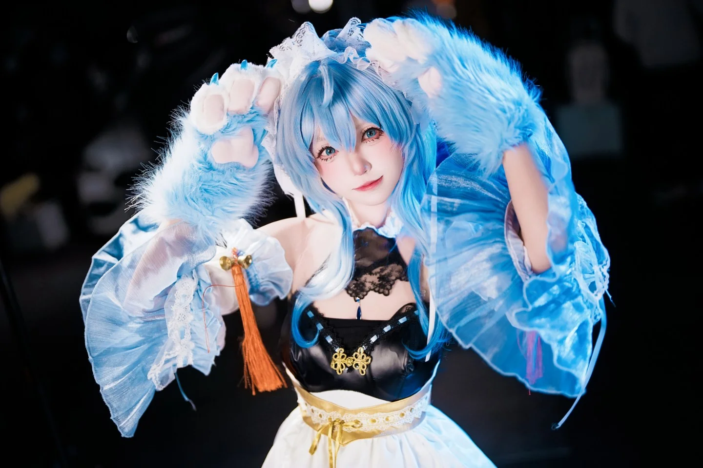 原神, 甘雨cos, 场照, 女仆装, 广州cosplay - 第8张