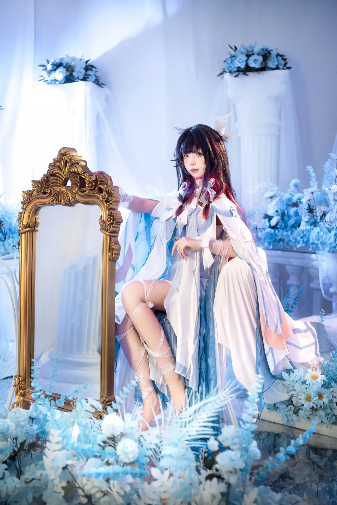 原神, 哥伦比娅cos, 广州摄影, 少女cos, 月神风格 - 第5张