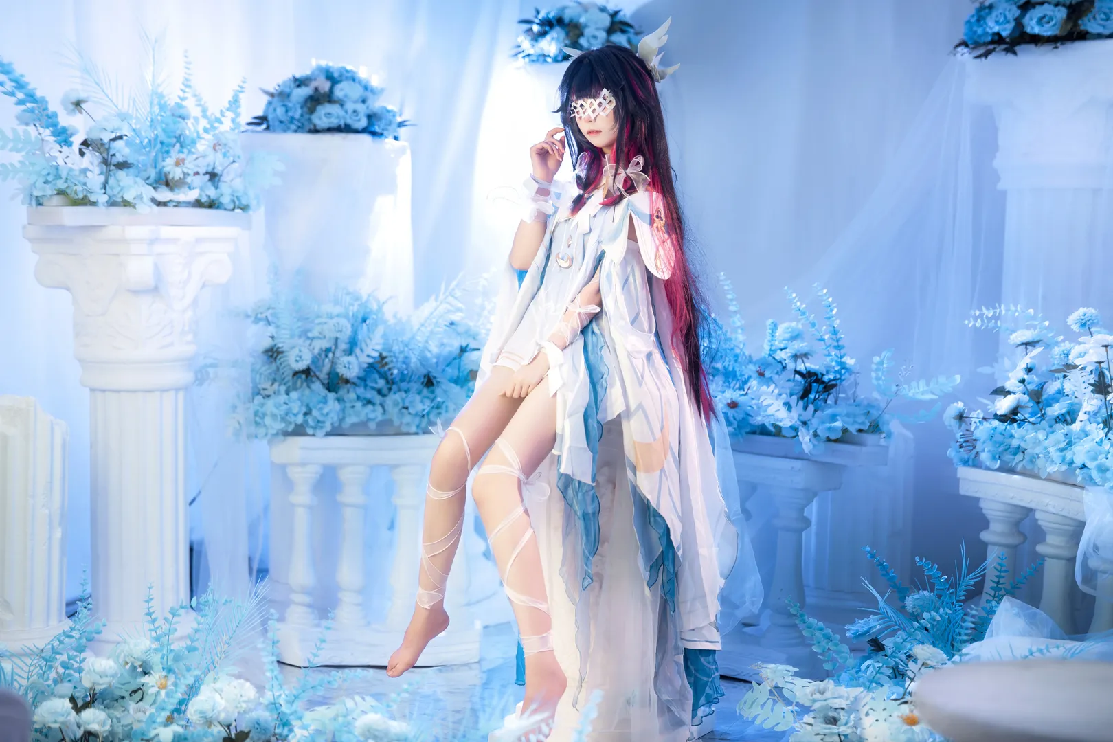 原神, 哥伦比娅cos, 广州摄影, 少女cos, 月神风格 - 第9张