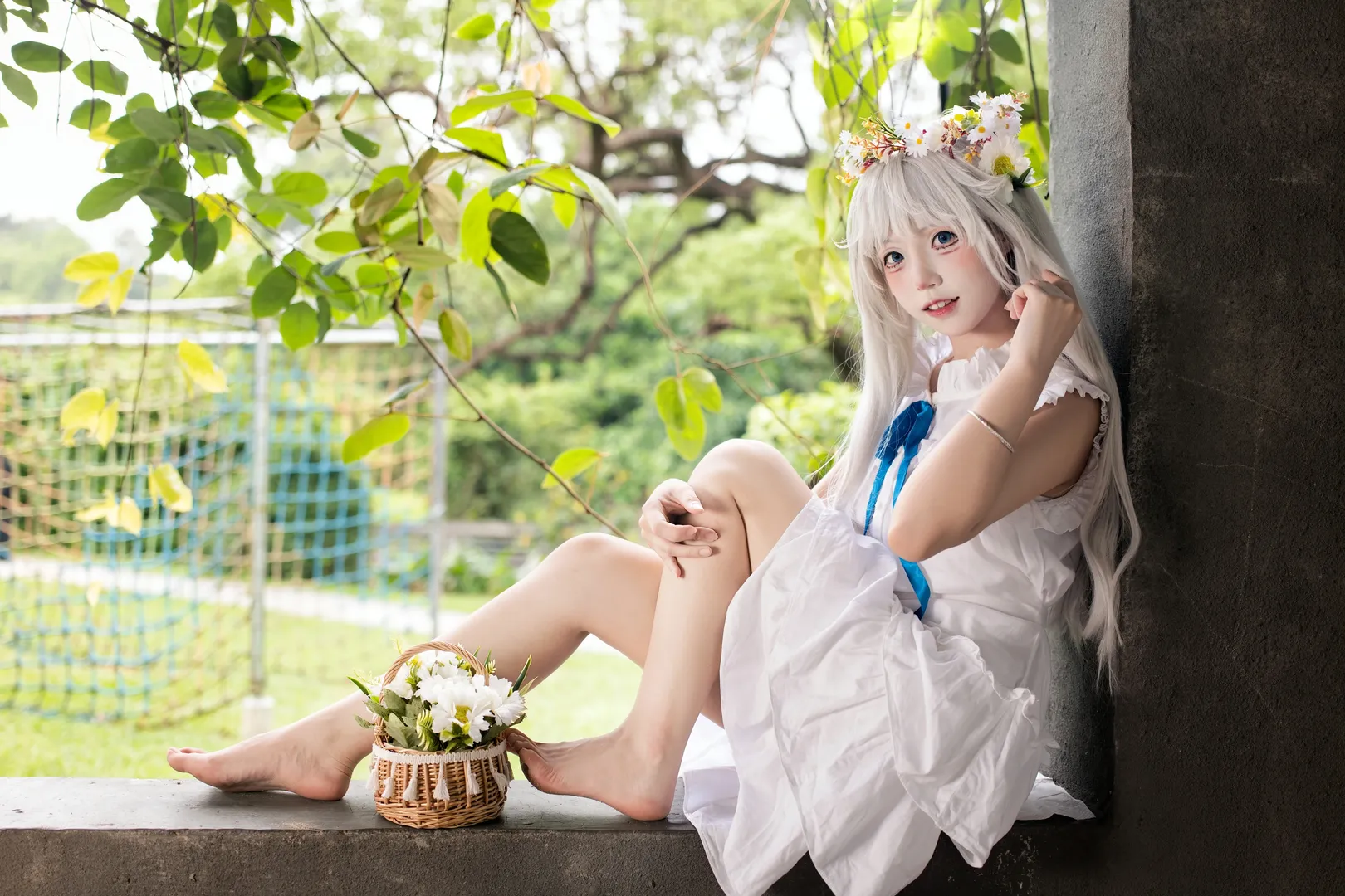 廣州模特, 戶外cosplay, 面碼cos, 我們仍未知道那天所看見的花的名字, 未聞花名cos - 第2張