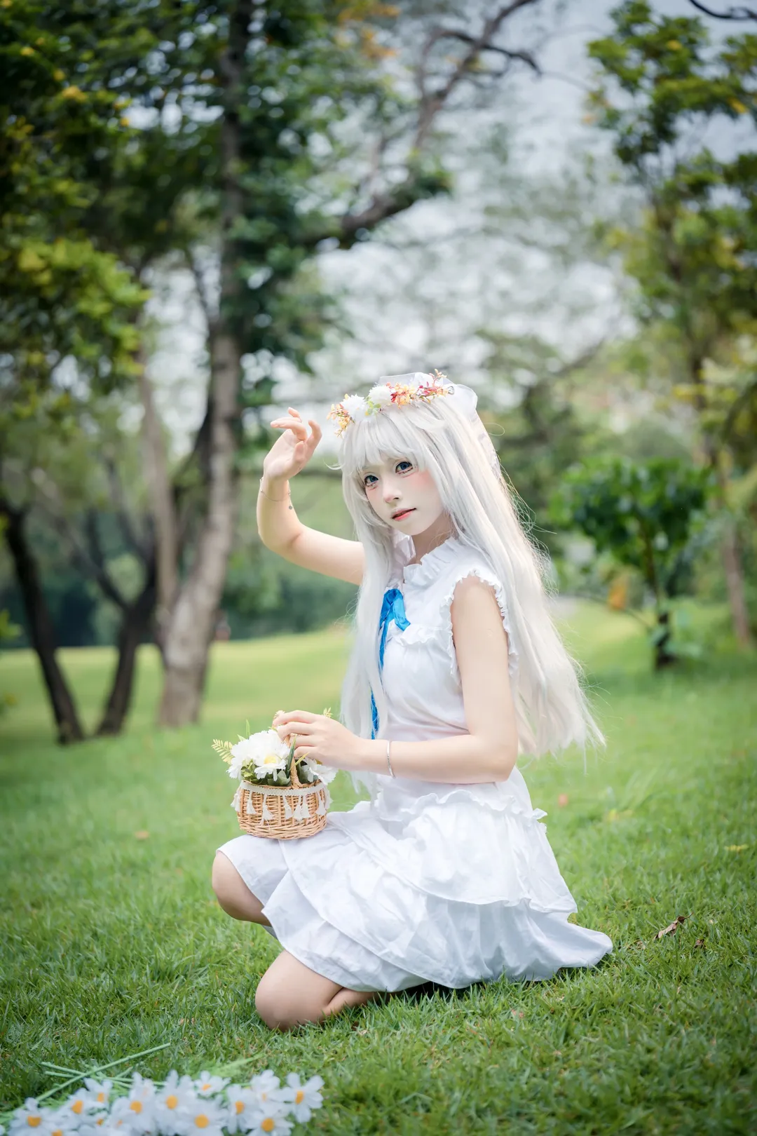 Anime-style photography, Menma cosplay, Anohana: The Flower We Saw That Day, Anohana: The Flower We Saw That Day, Guangzhou location shooting - Image 2
