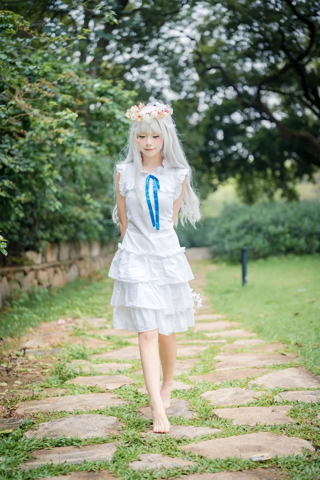 Anime-style photography, Menma cosplay, Anohana: The Flower We Saw That Day, Anohana: The Flower We Saw That Day, Guangzhou location shooting - Image 3