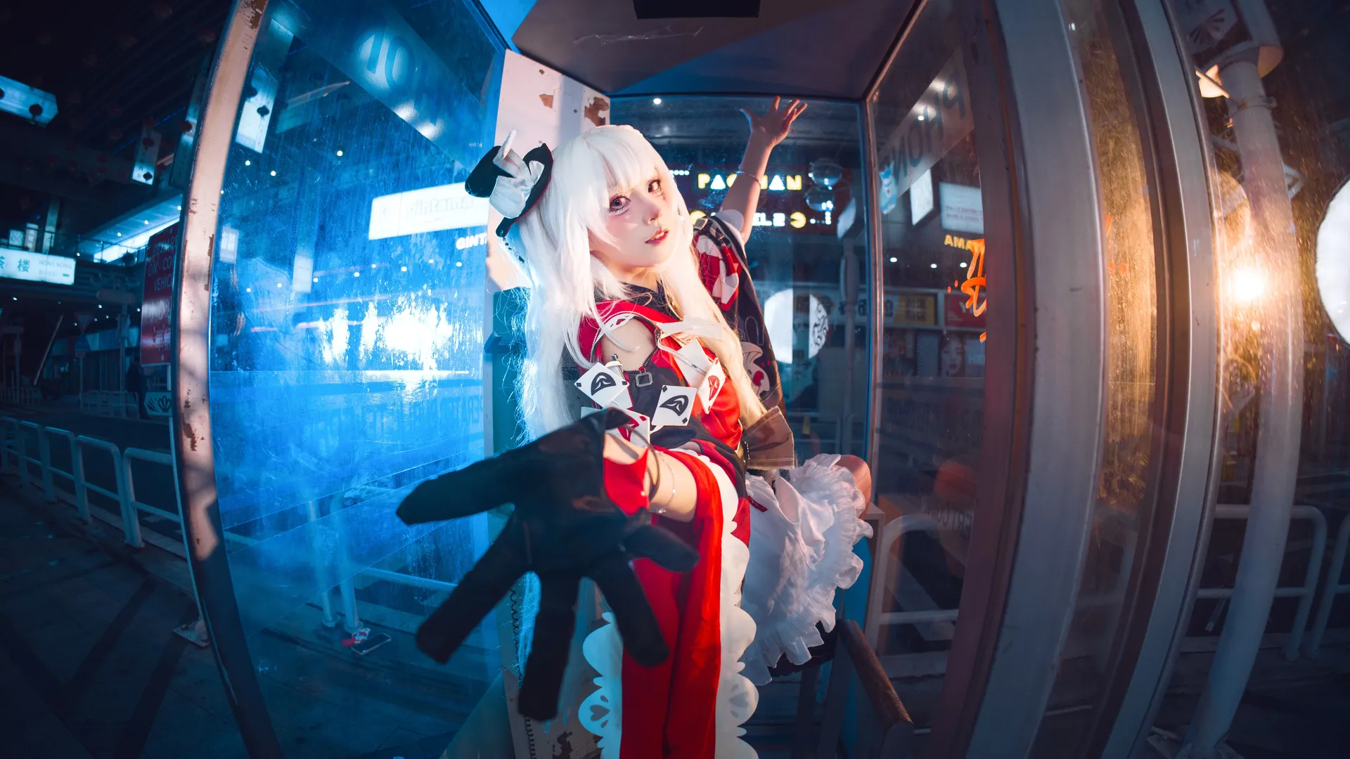 崩坏星穹铁道, 火花cos, 广州cosplay, 夜景人像, 赛博氛围 - 第1张