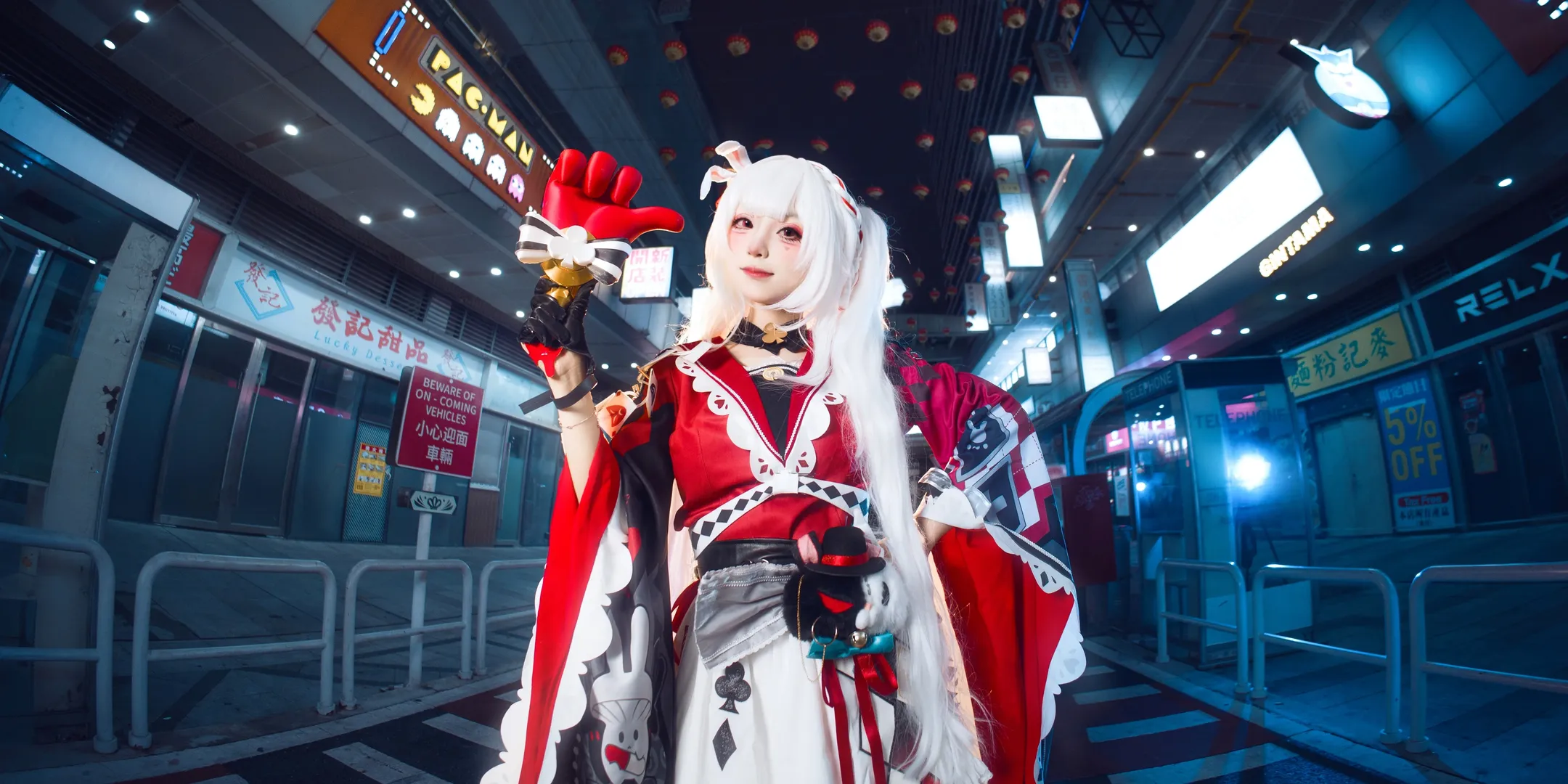 崩壊：スターレイル, 花火 コスプレ, 広州コスプレ, 夜景ポートレート, サイバーな雰囲気