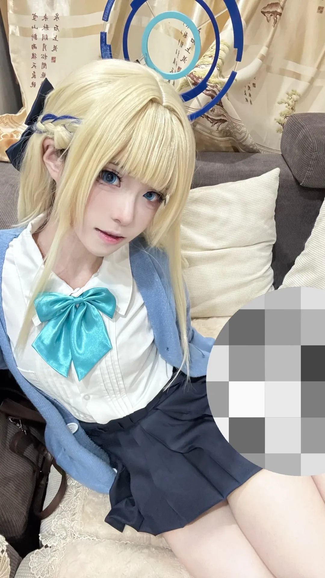 Character accuracy, Blue Archive, JK uniform, Casual cosplay, Asuma Toki cosplay