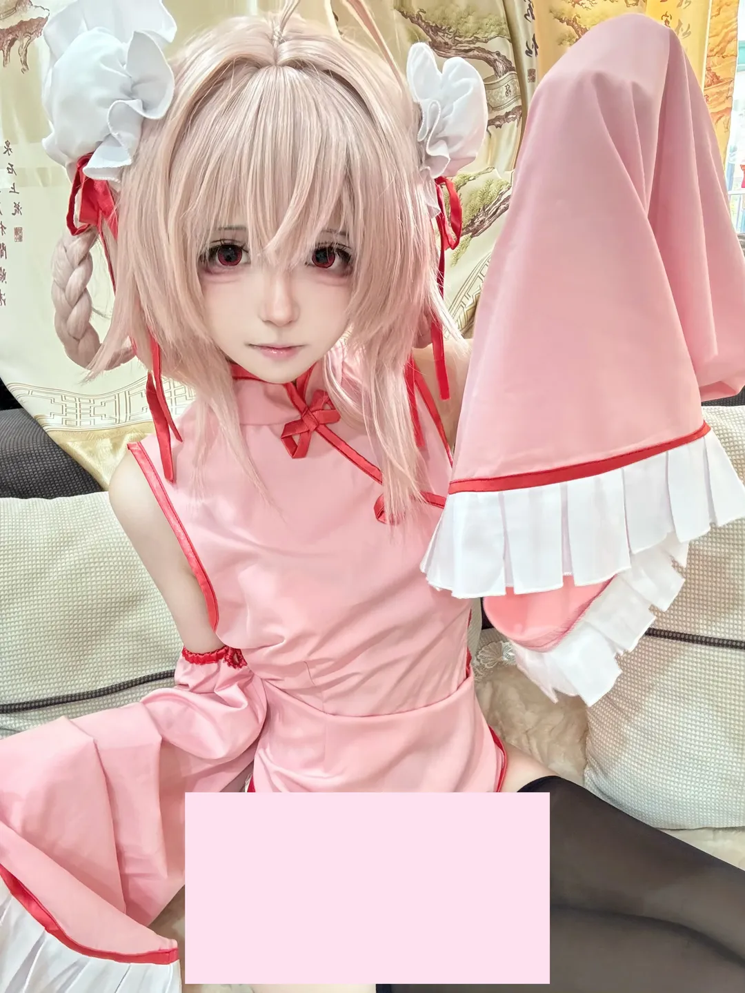 Anime girl, Blue Archive, Yutori Natsu cosplay, Cheongsam cosplay, Doujin costume