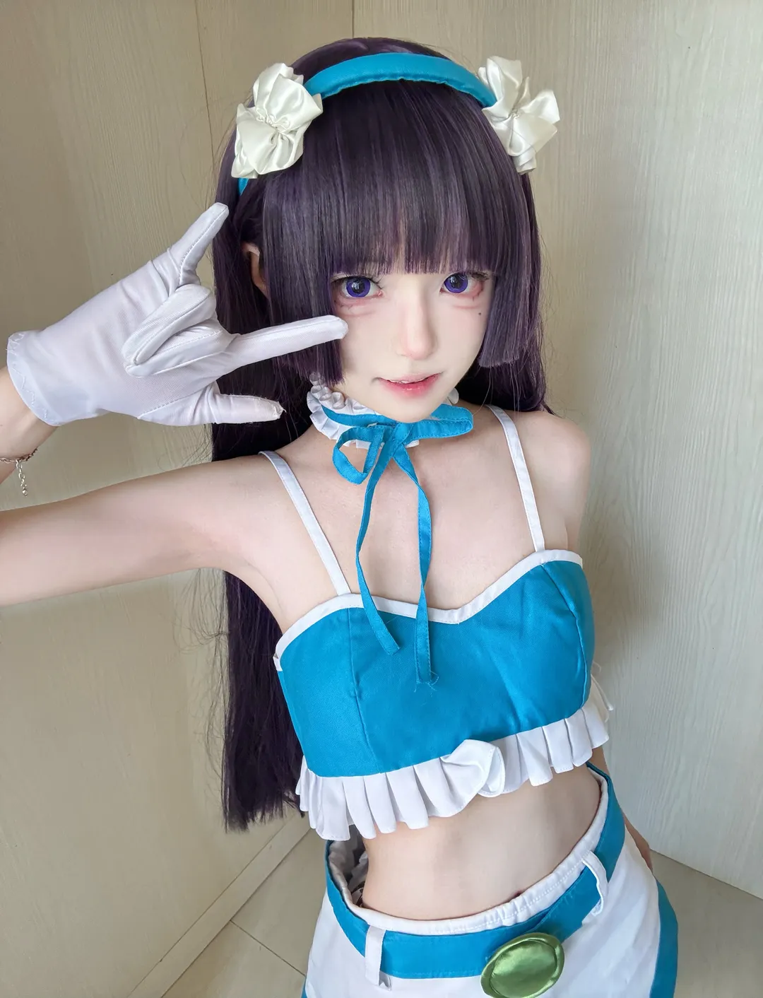 Cosplay, 角色还原, 五更琉璃cos, 黑猫, 赛车服