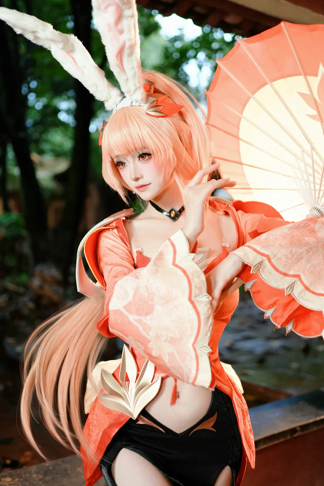 2D, Honor of Kings, Garden photography, Gongsun Li Cosplay, Dynamic texture