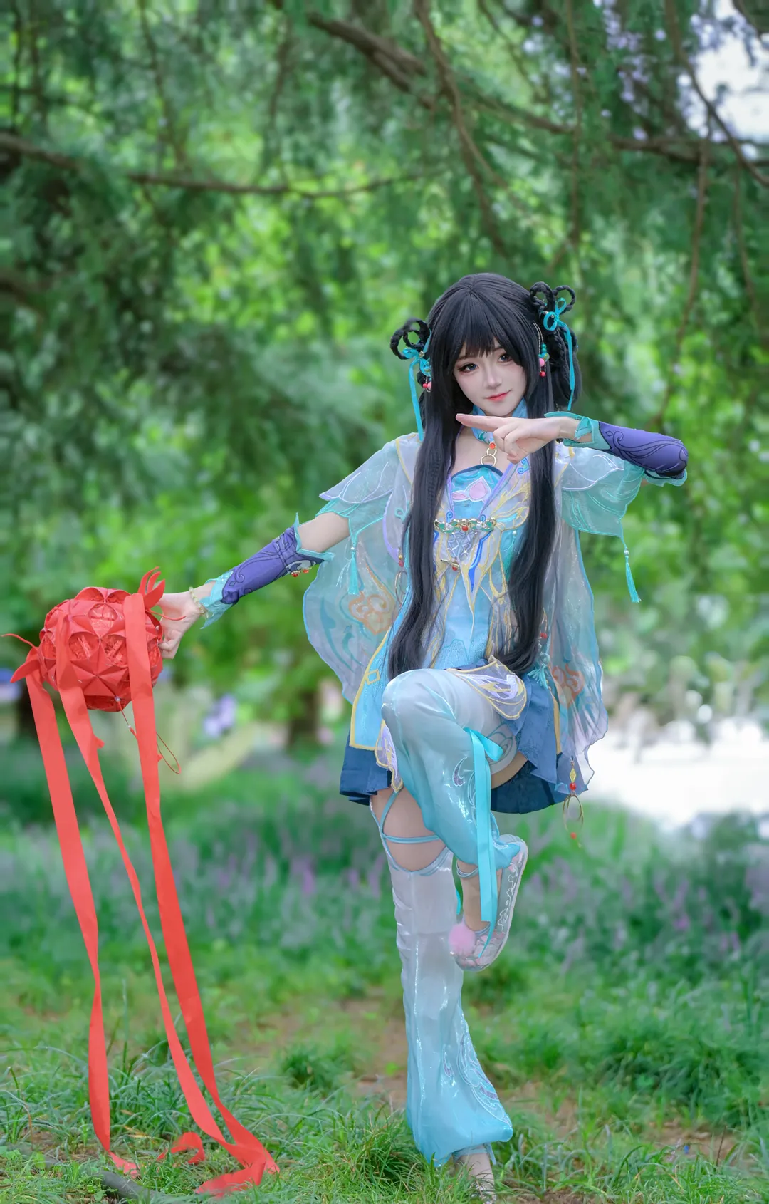 二次元, 永劫无间, 实景拍摄, 蓝梦cos, 灵动质感 - 第5张