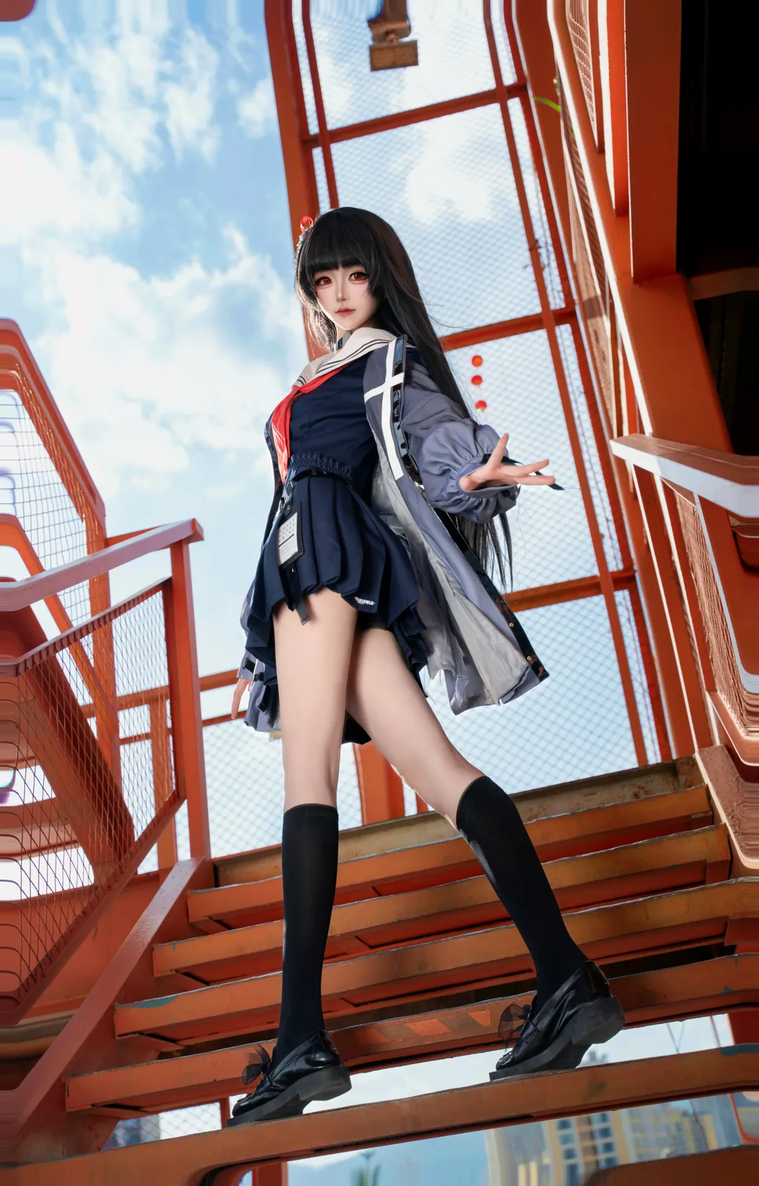 鸣潮, Cosplay, 街拍, 千咲cos, 高冷风