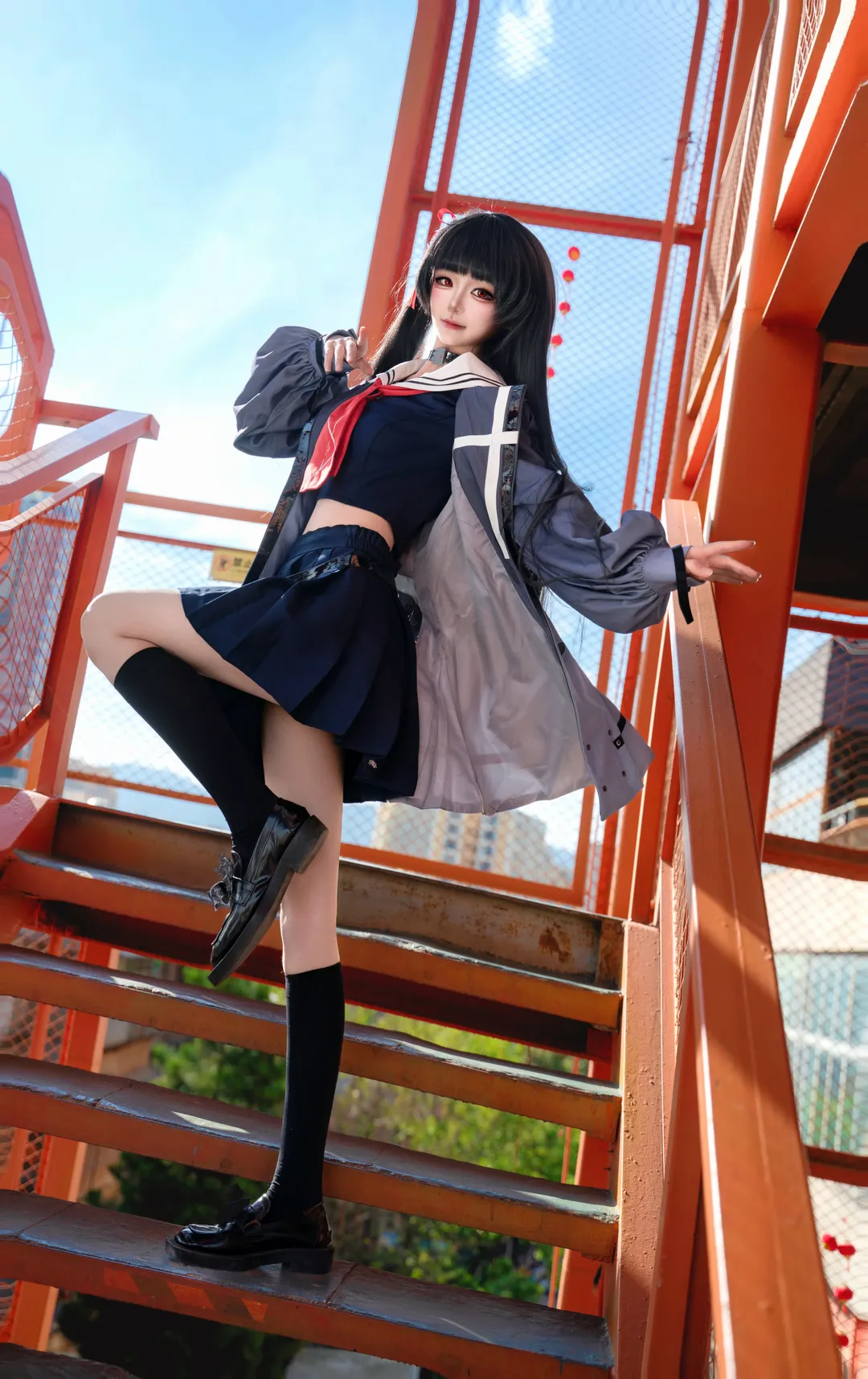 鸣潮, Cosplay, 街拍, 千咲cos, 高冷风 - 第10张